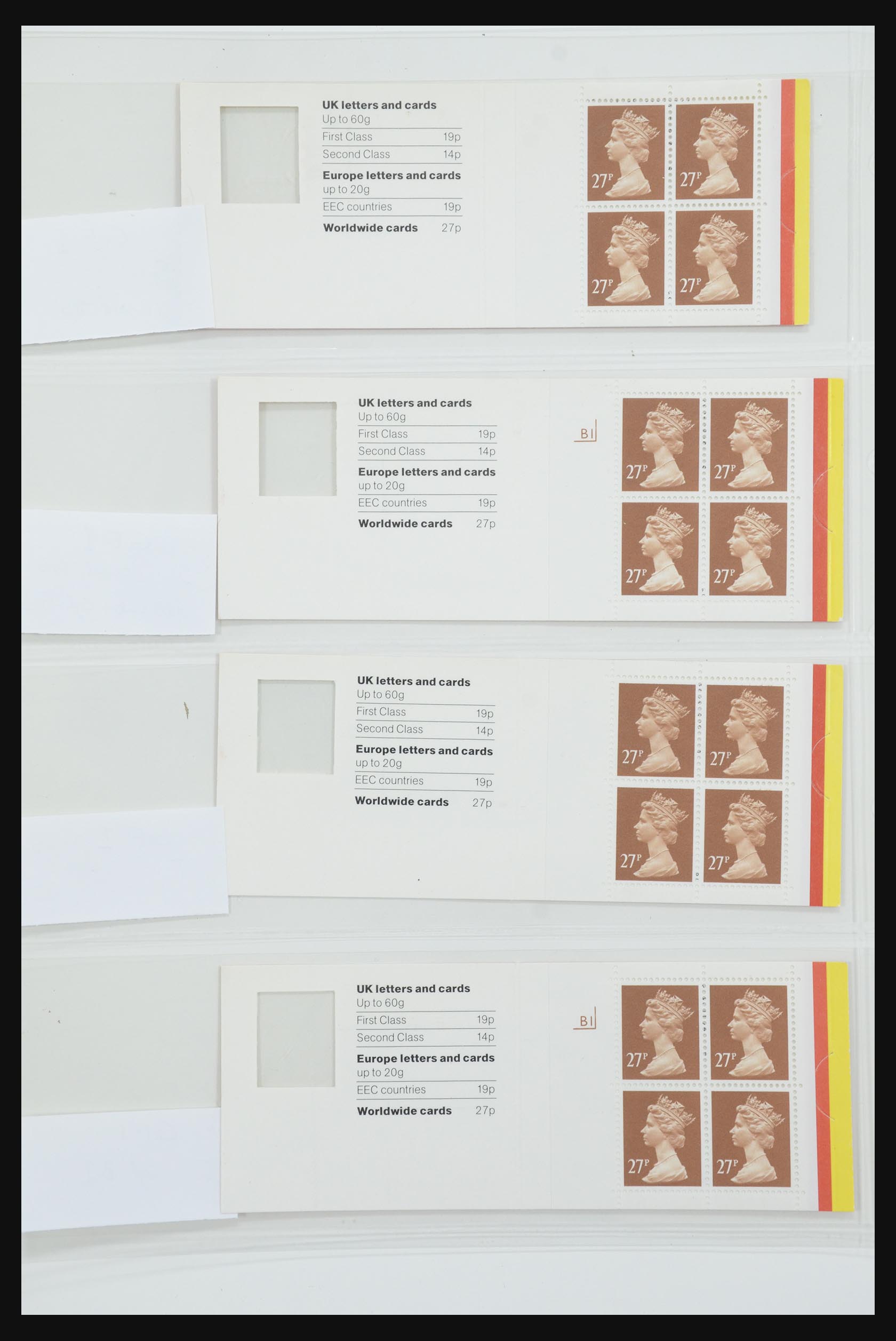 31959 028 - 31959 Engeland postzegelboekjes 1987-2016!!