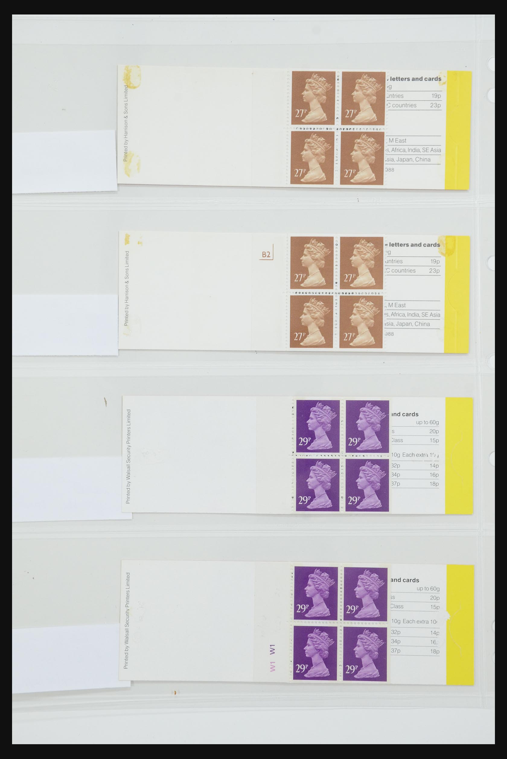 31959 030 - 31959 Engeland postzegelboekjes 1987-2016!!