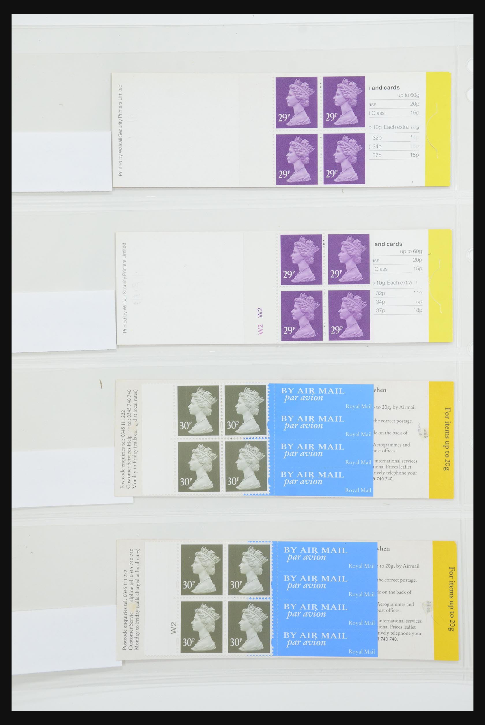31959 032 - 31959 Engeland postzegelboekjes 1987-2016!!