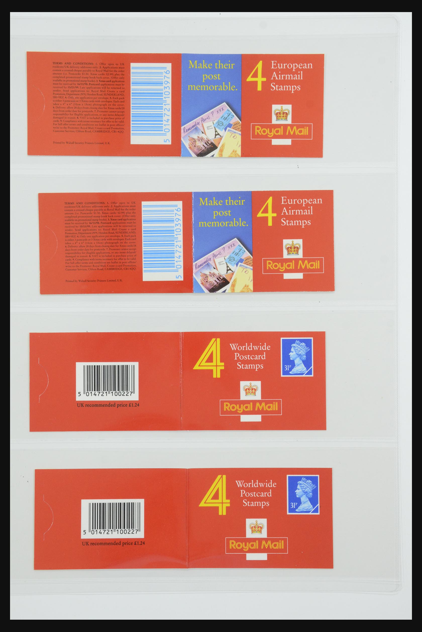 31959 033 - 31959 Great Britain stampbooklets 1987-2016!!