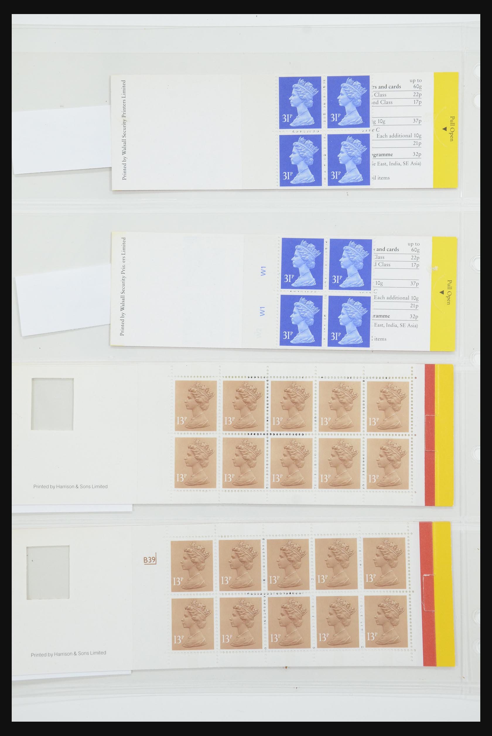 31959 036 - 31959 Engeland postzegelboekjes 1987-2016!!