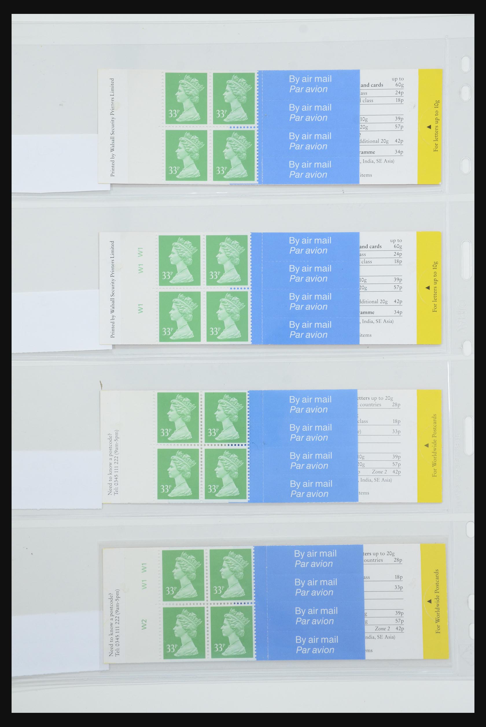 31959 042 - 31959 Engeland postzegelboekjes 1987-2016!!