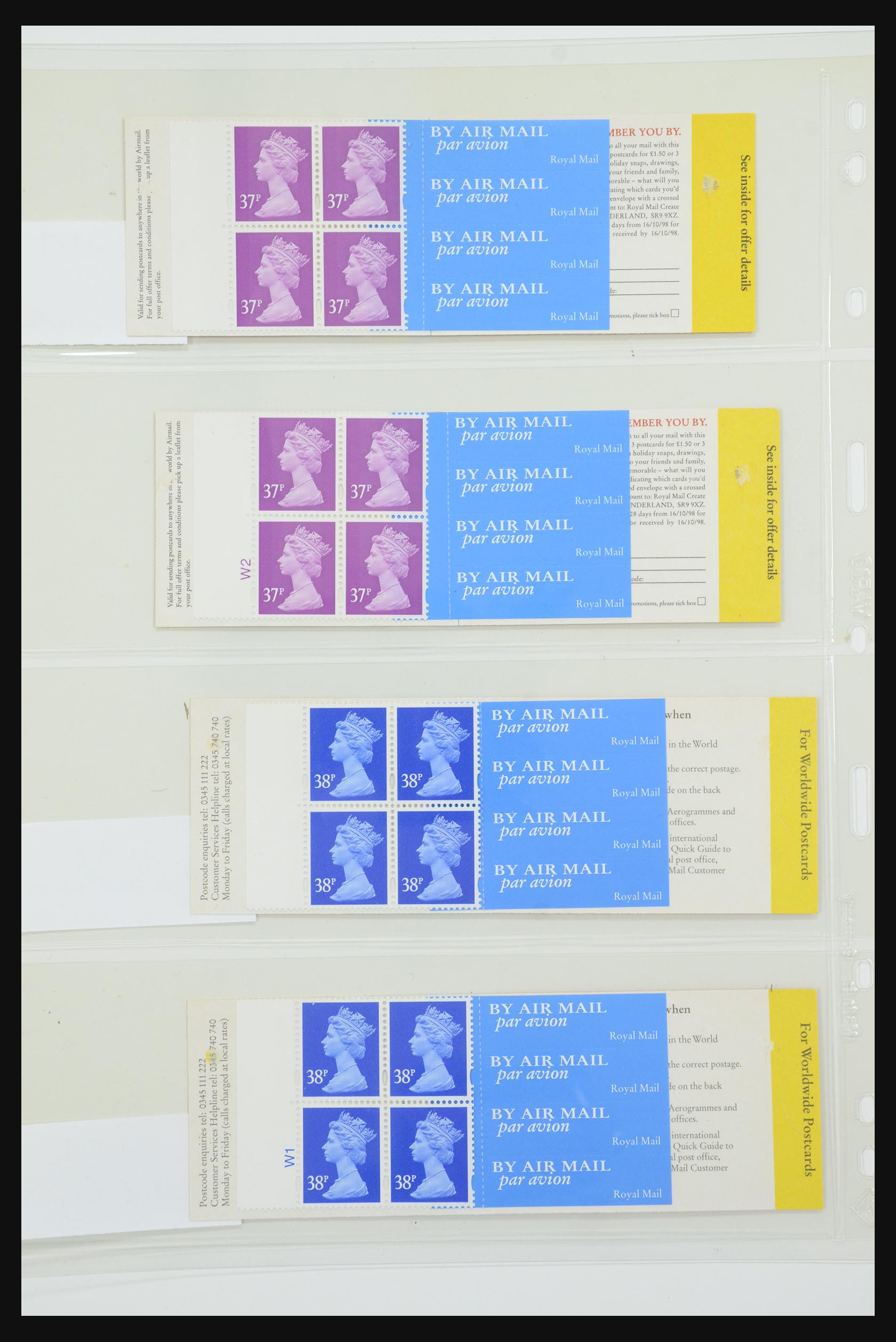 31959 058 - 31959 Engeland postzegelboekjes 1987-2016!!