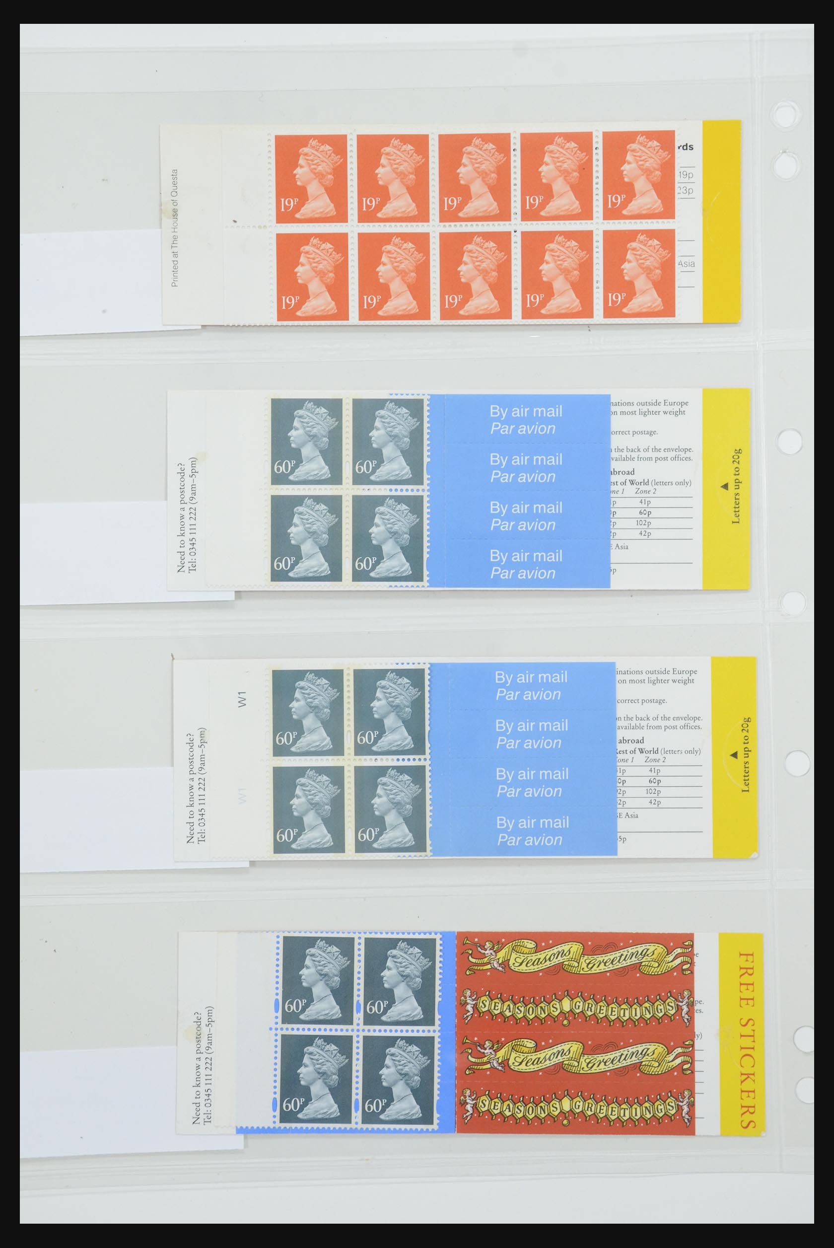 31959 076 - 31959 Great Britain stampbooklets 1987-2016!!