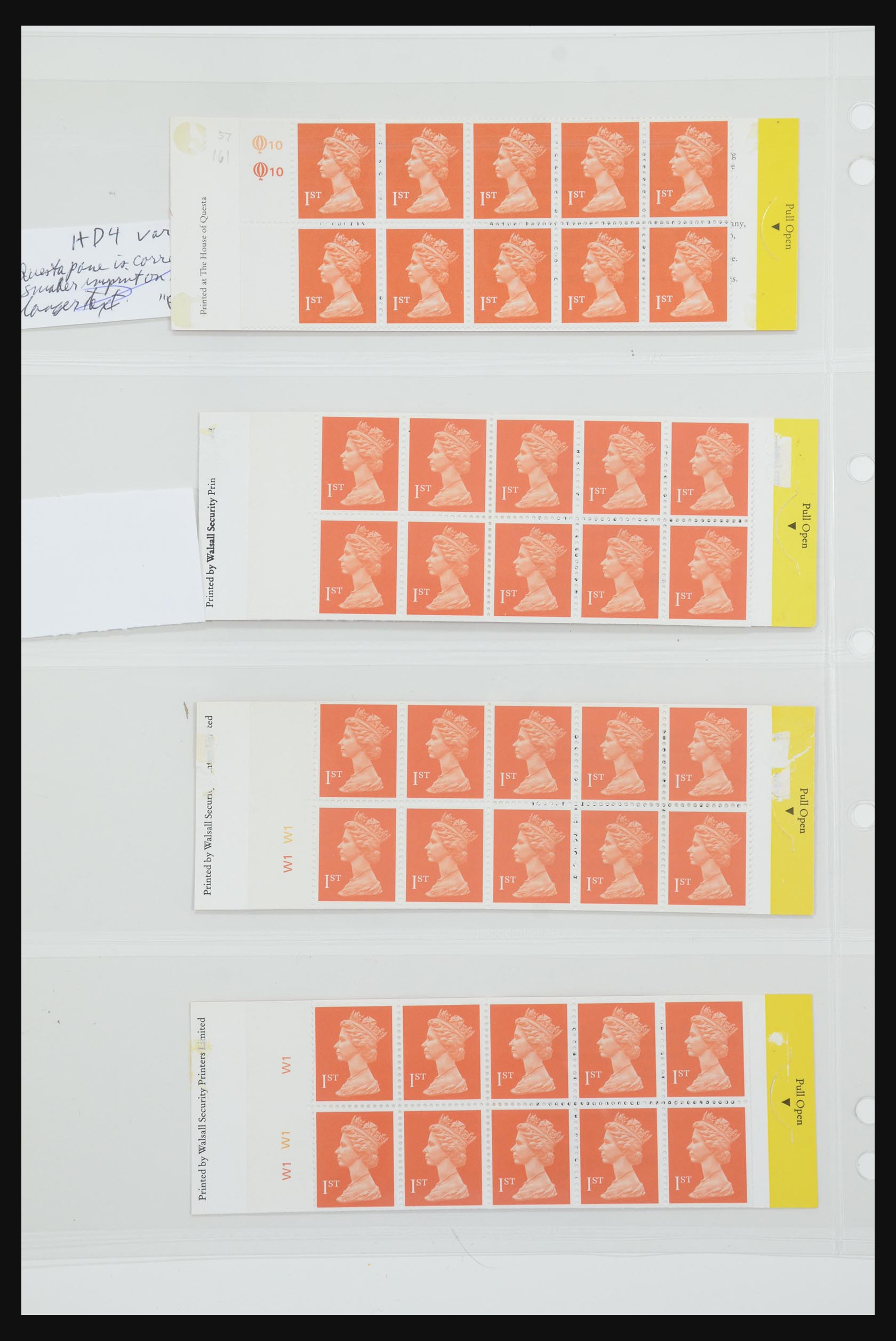 31959 096 - 31959 Engeland postzegelboekjes 1987-2016!!