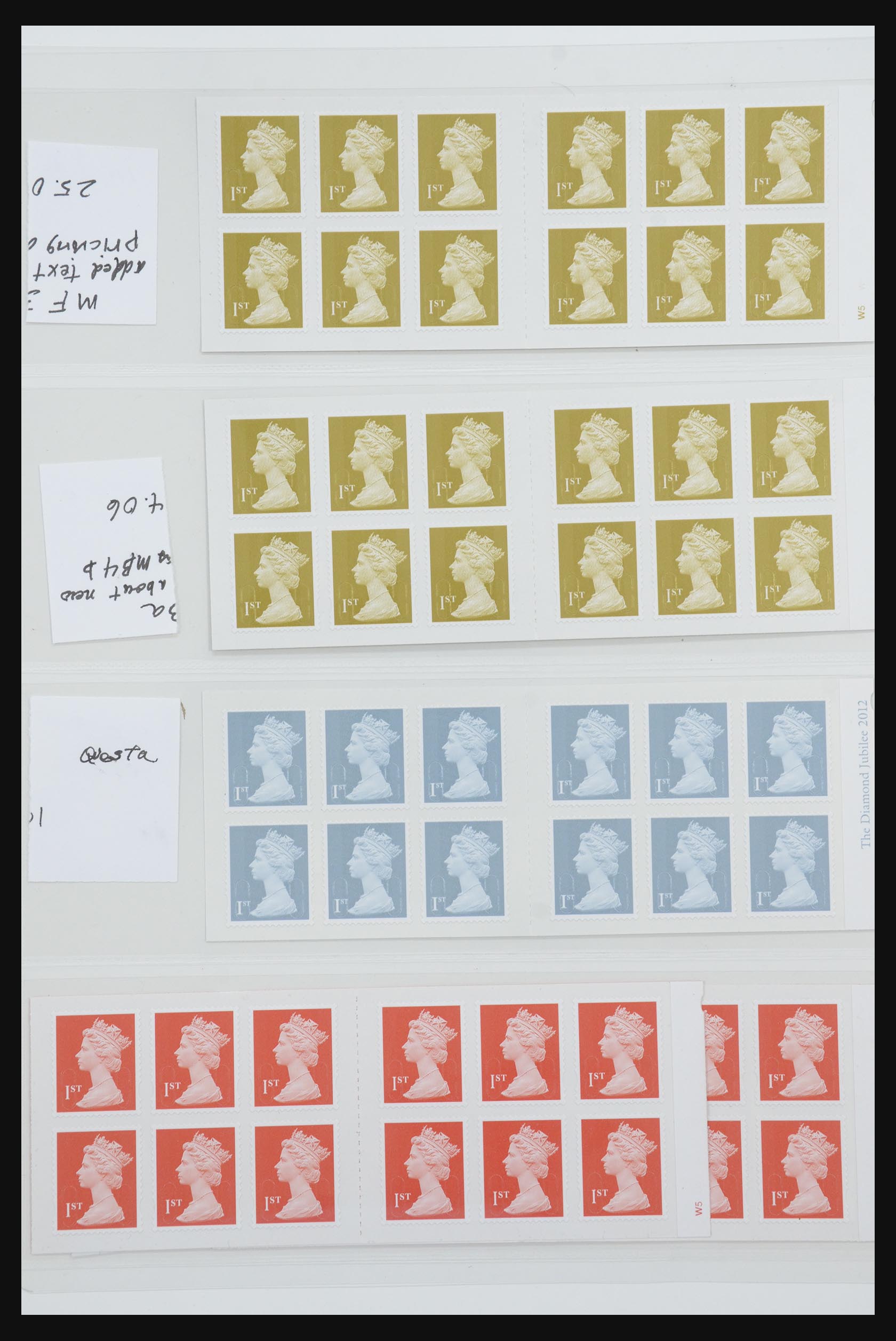 31959 352 - 31959 Engeland postzegelboekjes 1987-2016!!
