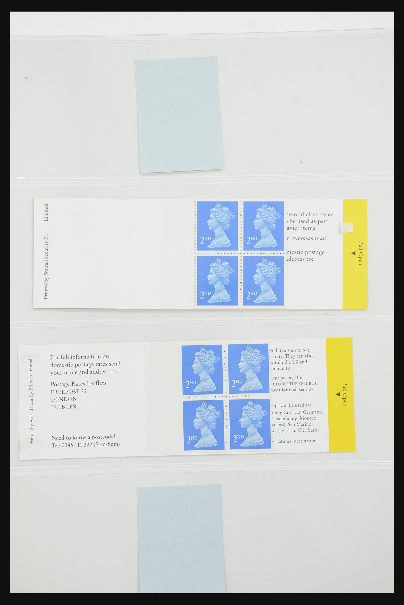 31960 006 - 31960 Engeland postzegelboekjes 1989-2000.