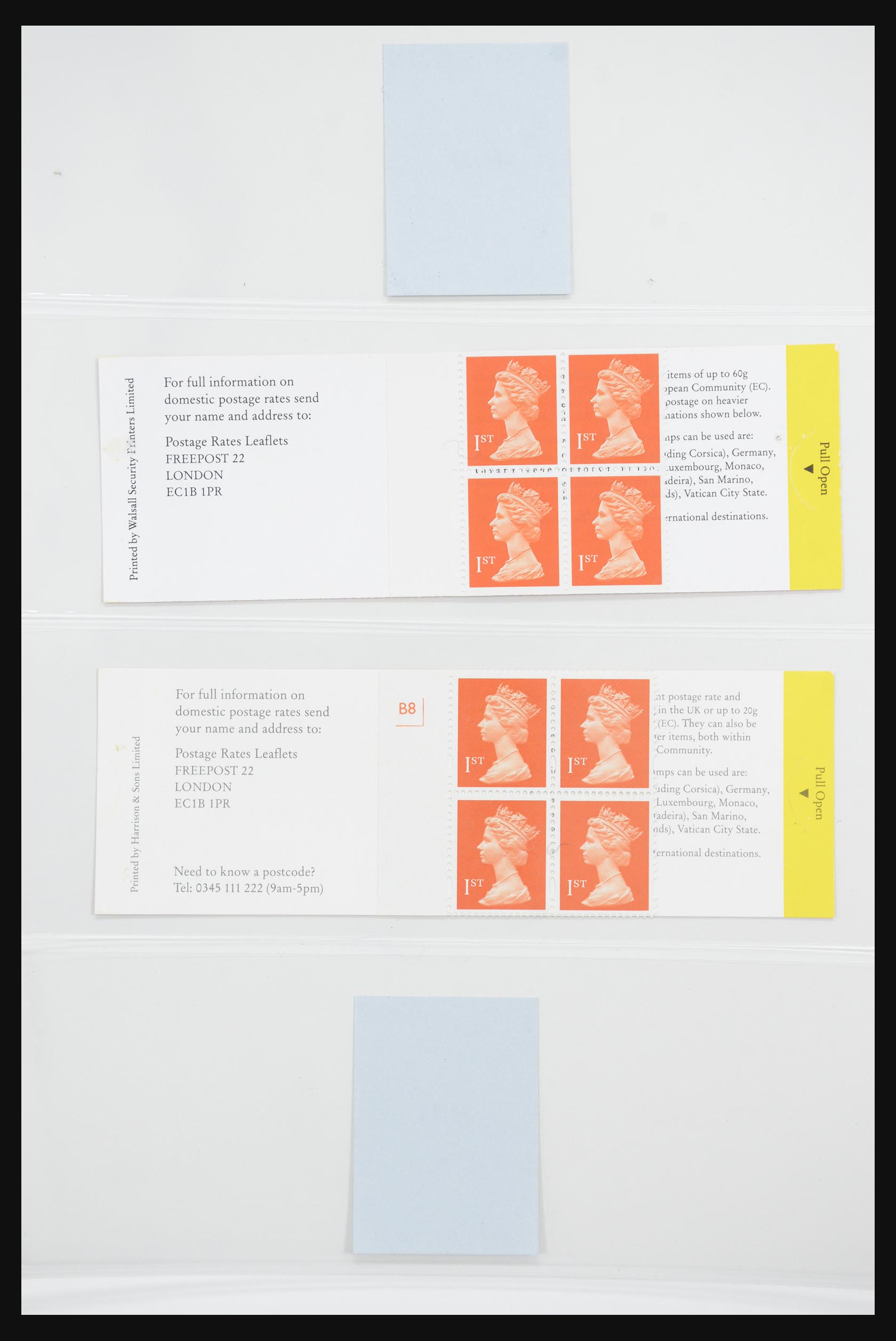 31960 030 - 31960 Engeland postzegelboekjes 1989-2000.