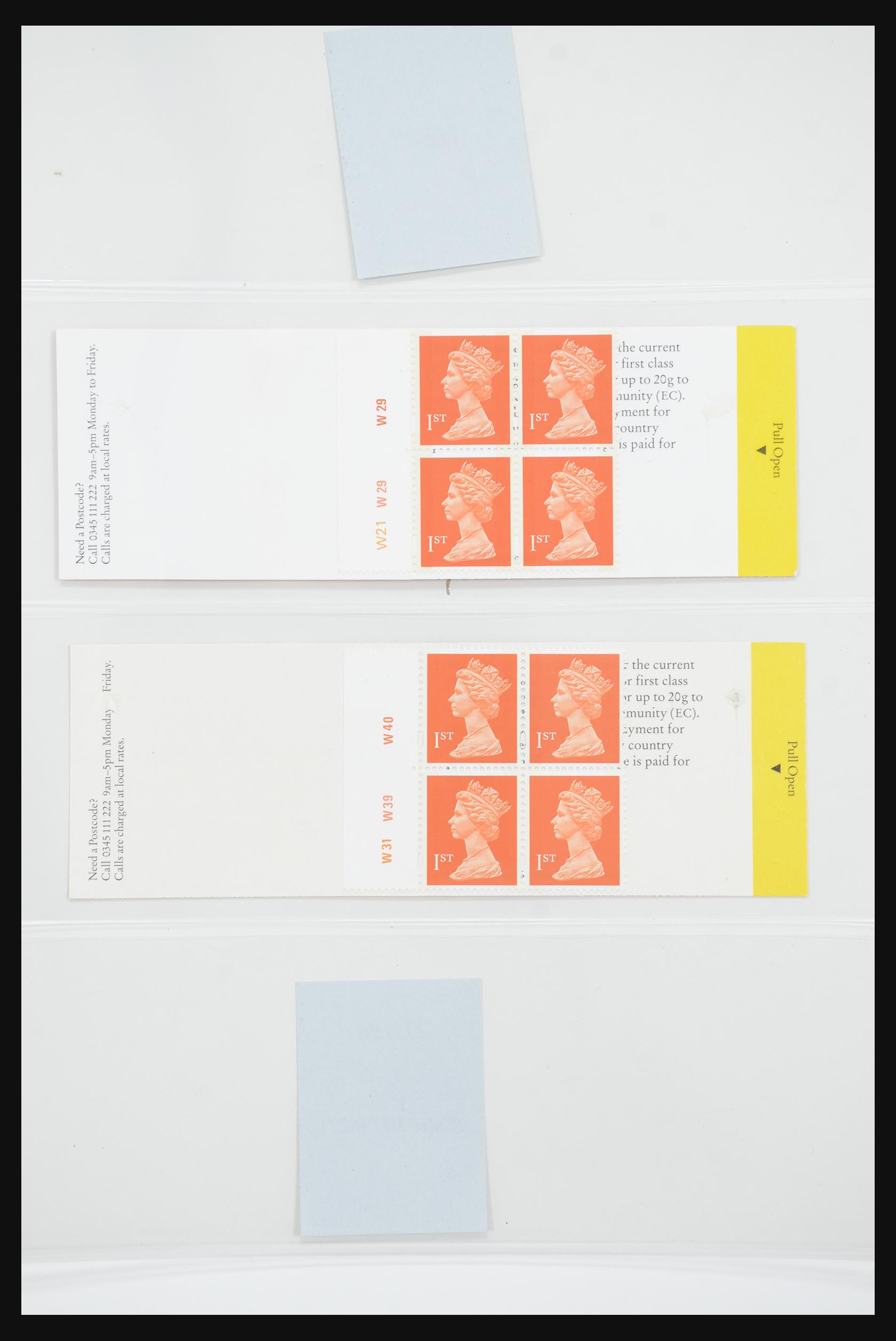 31960 036 - 31960 Engeland postzegelboekjes 1989-2000.