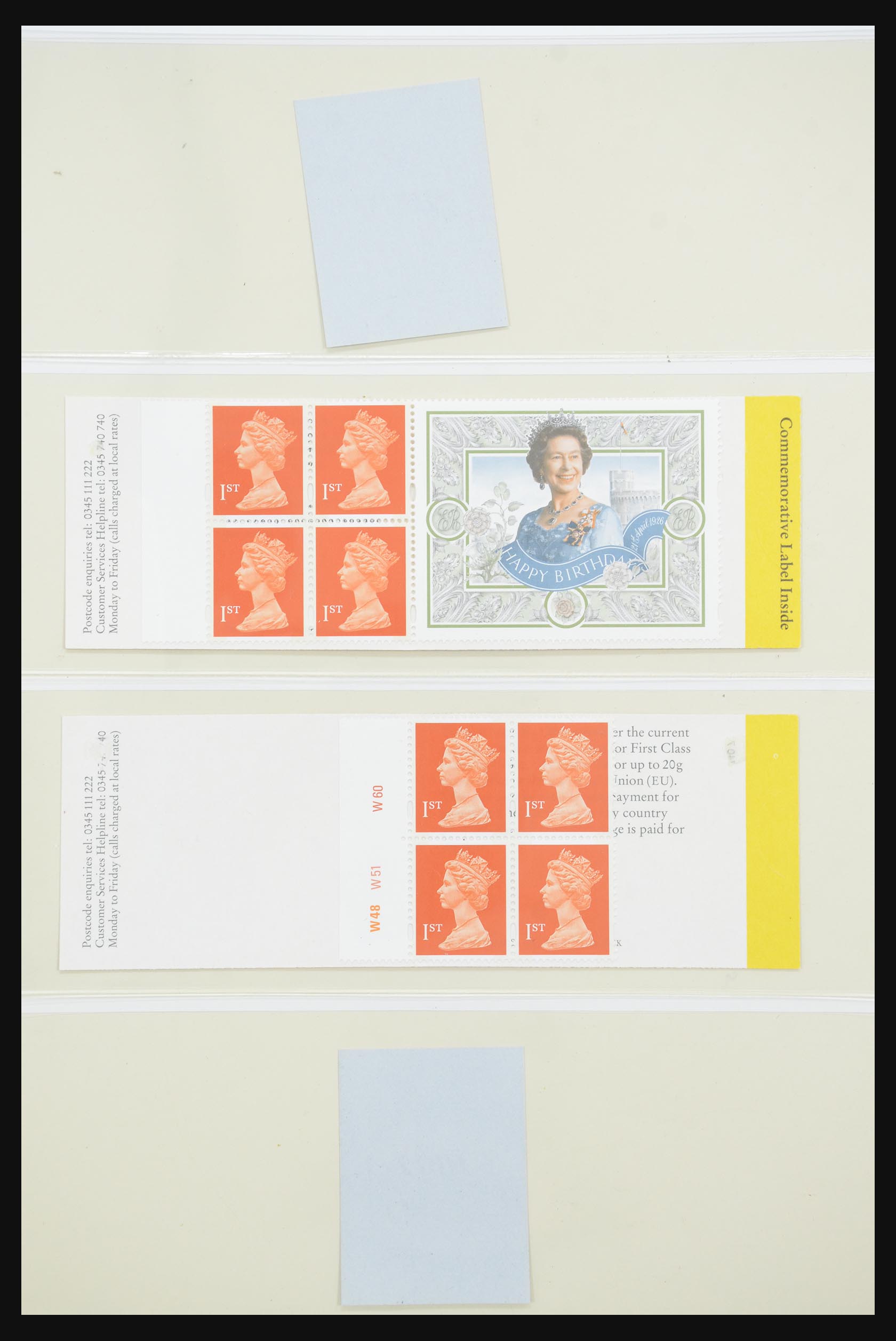 31960 042 - 31960 Engeland postzegelboekjes 1989-2000.