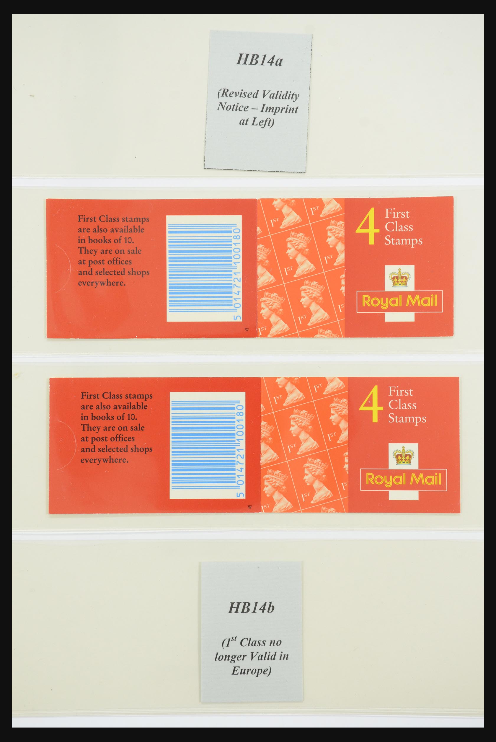 31960 045 - 31960 Engeland postzegelboekjes 1989-2000.