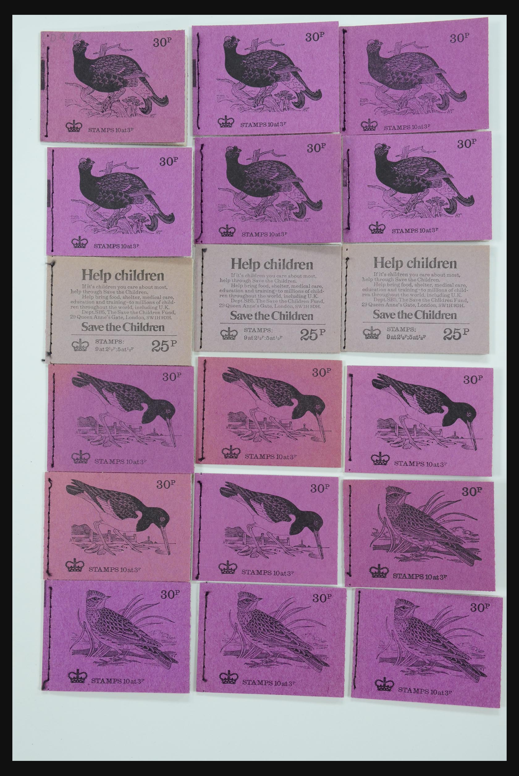 31961 016 - 31961 Engeland postzegelboekjes 1971-1999.