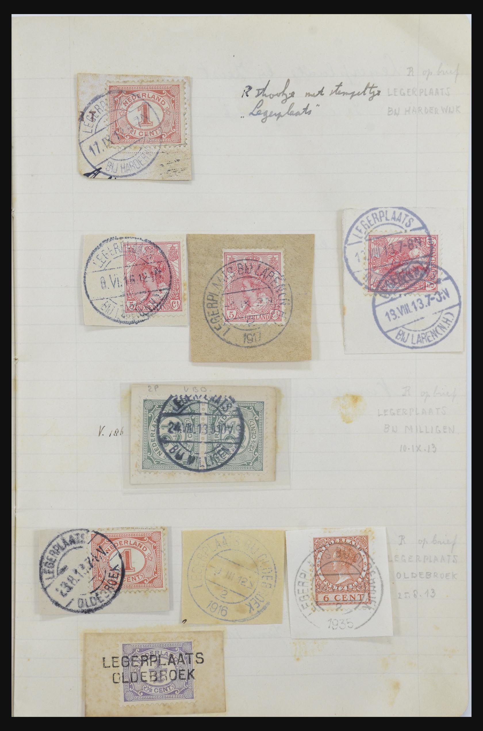 31976 012 - 31976 Nederland stempels 1900-1940.