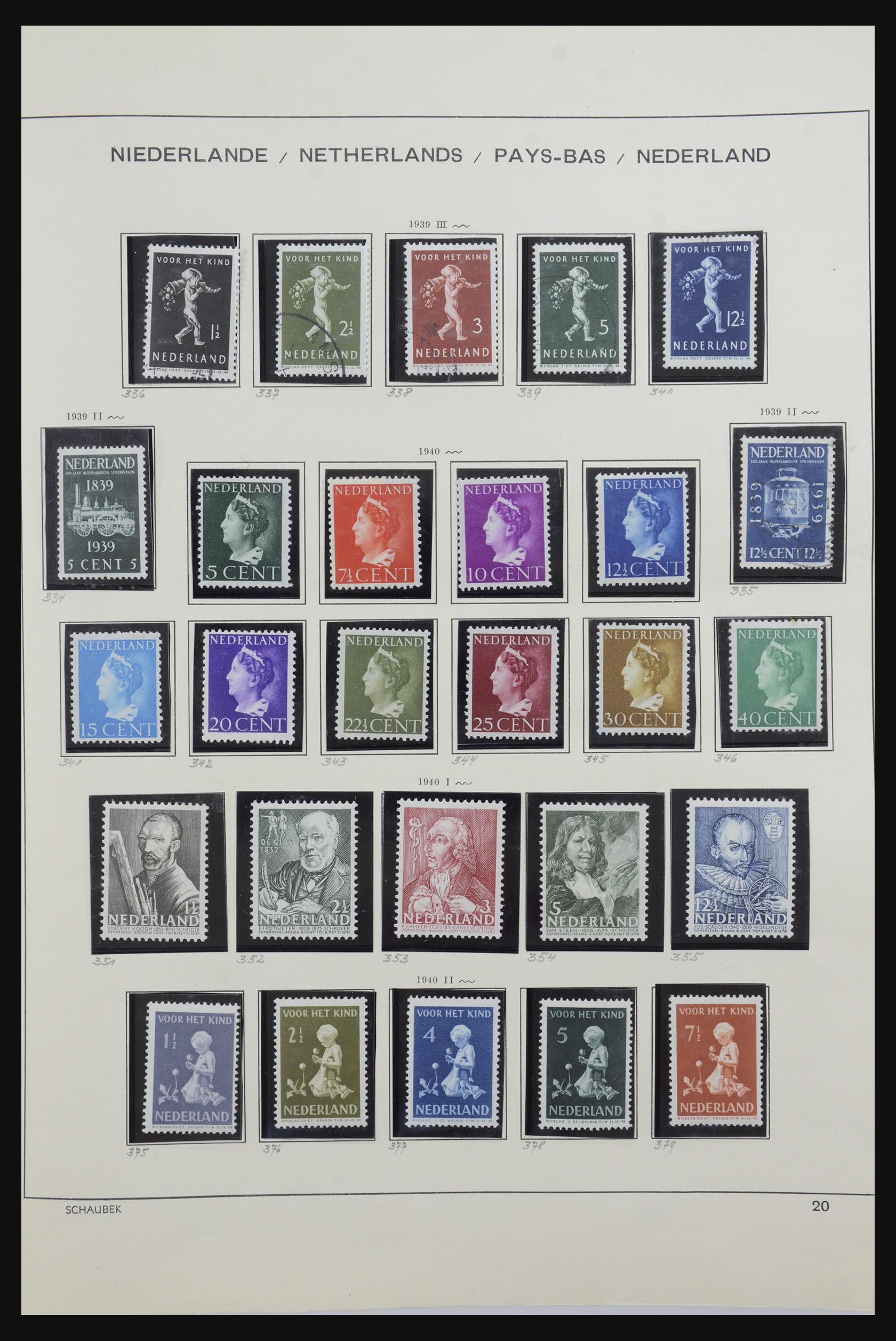 31991 028 - 31991 Netherlands 1852-1966.