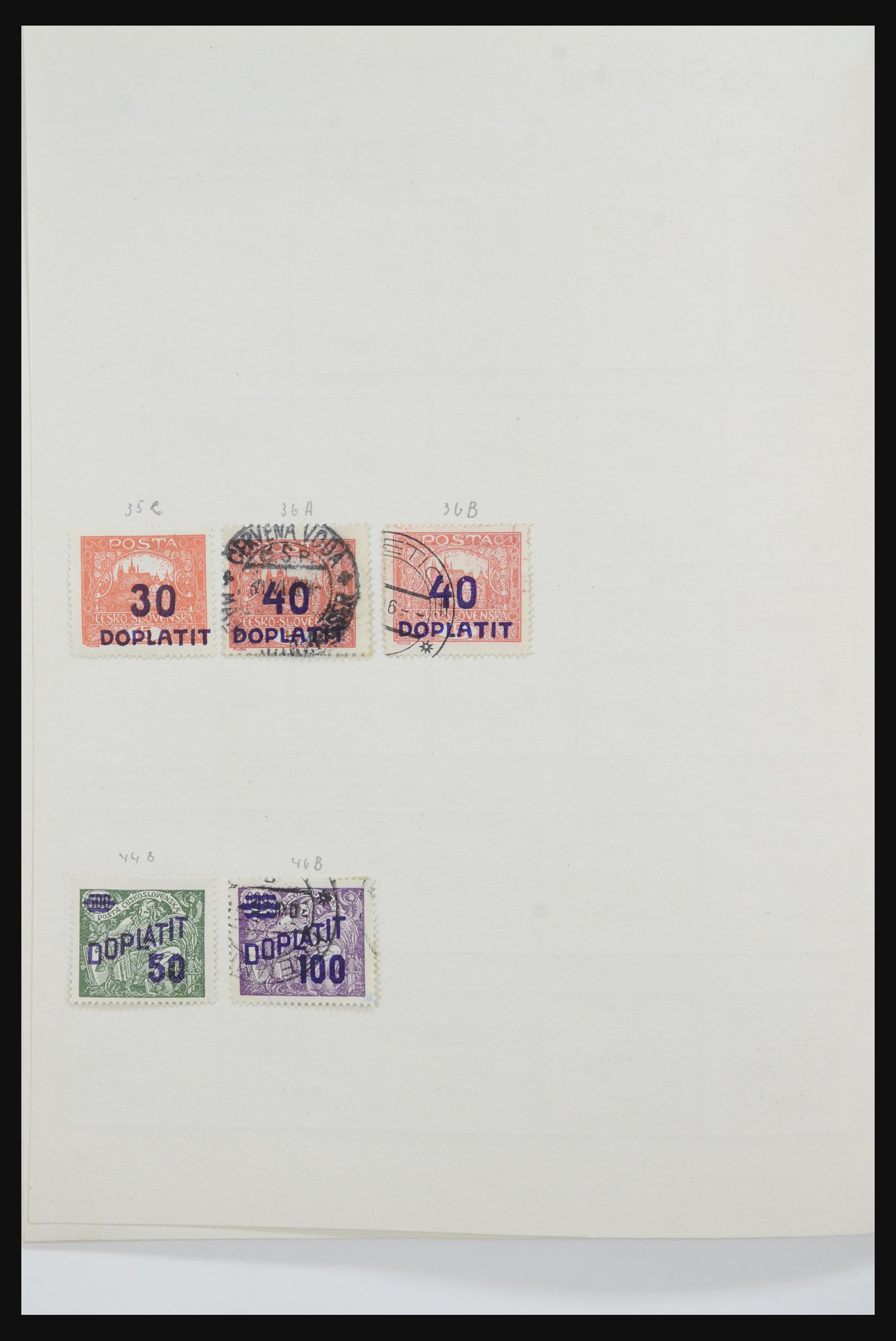 32024 047 - 32024 Tsjechoslowakije 1918-1962.