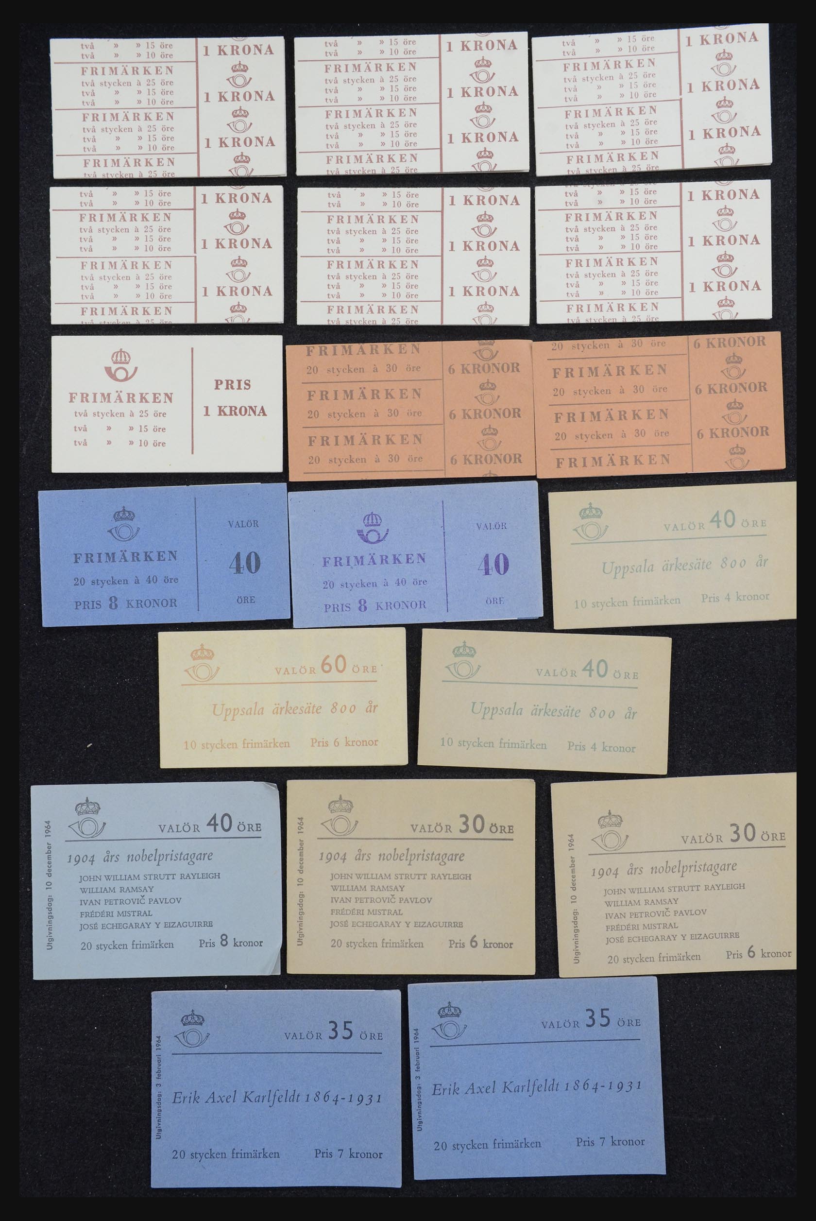 32026 005 - 32026 Zweden postzegelboekjes 1949-1990.