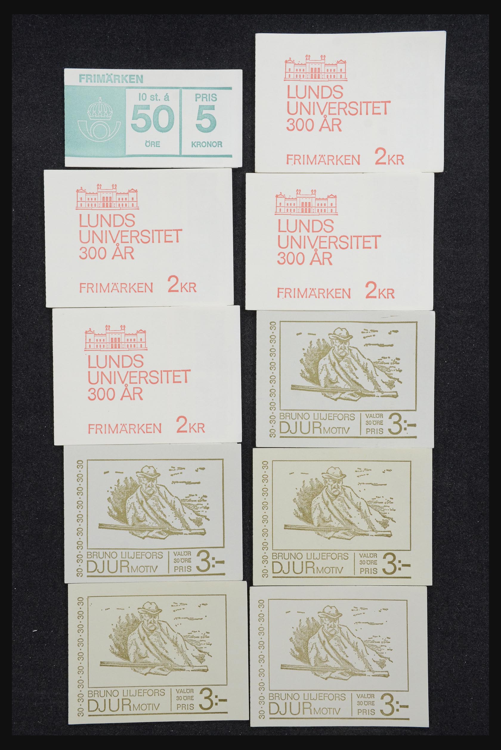 32026 014 - 32026 Zweden postzegelboekjes 1949-1990.
