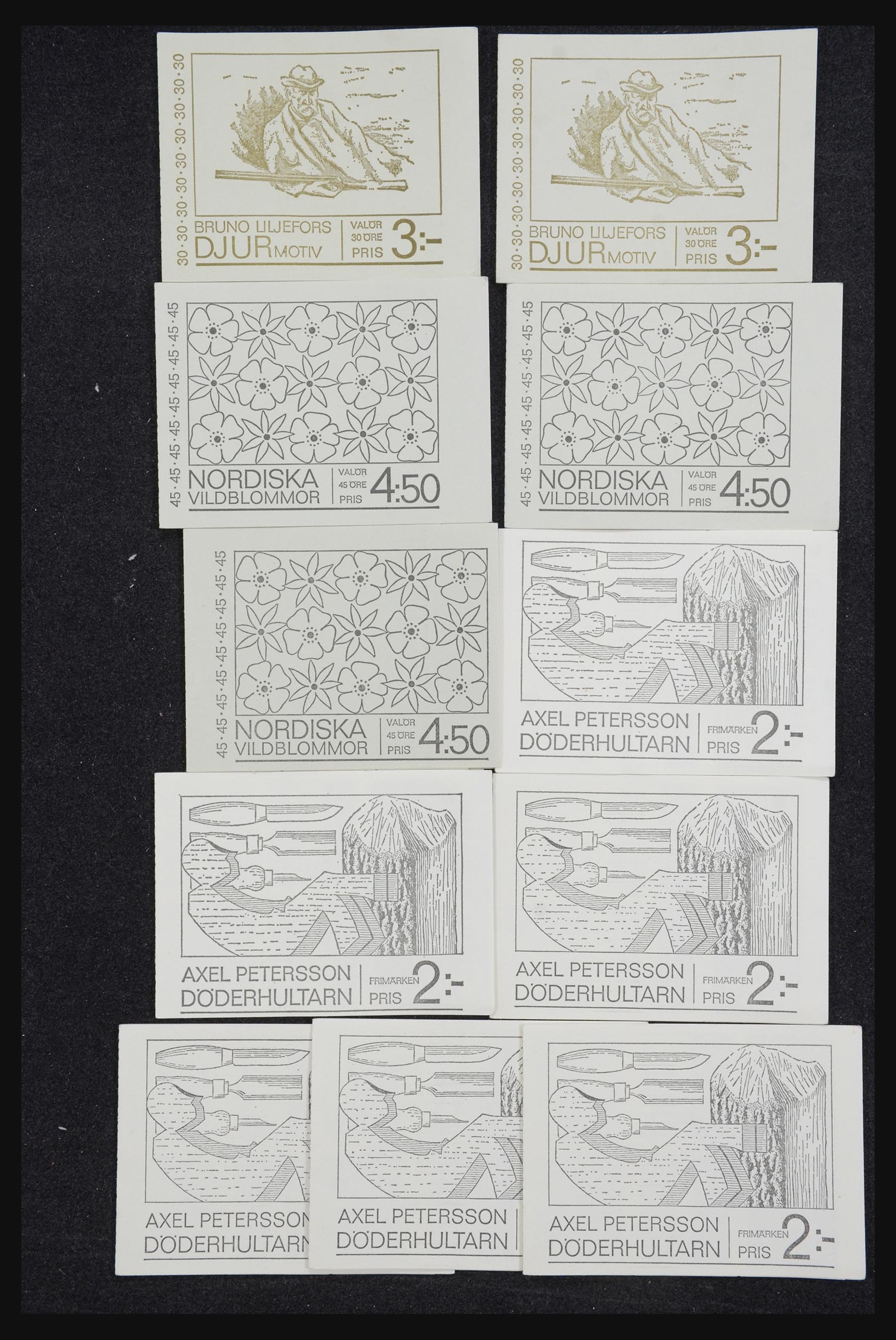 32026 015 - 32026 Zweden postzegelboekjes 1949-1990.