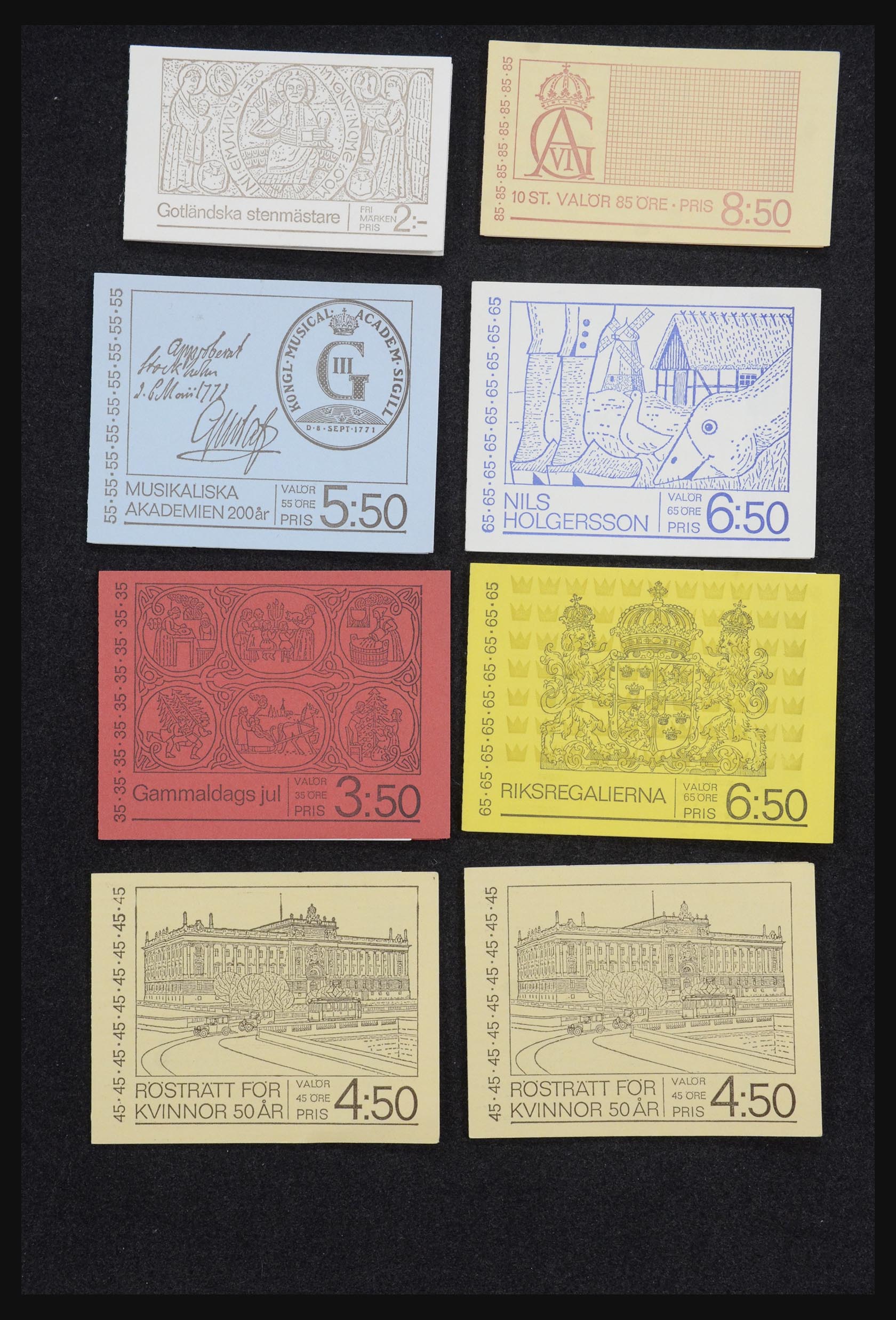 32026 019 - 32026 Zweden postzegelboekjes 1949-1990.