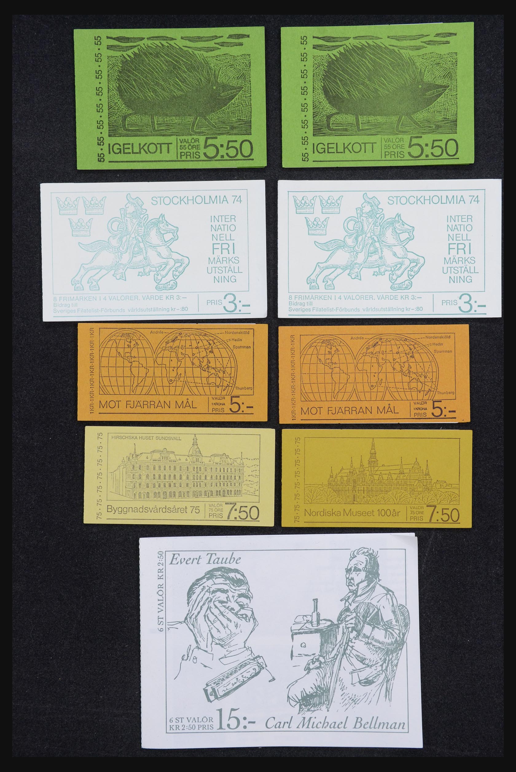32026 024 - 32026 Zweden postzegelboekjes 1949-1990.
