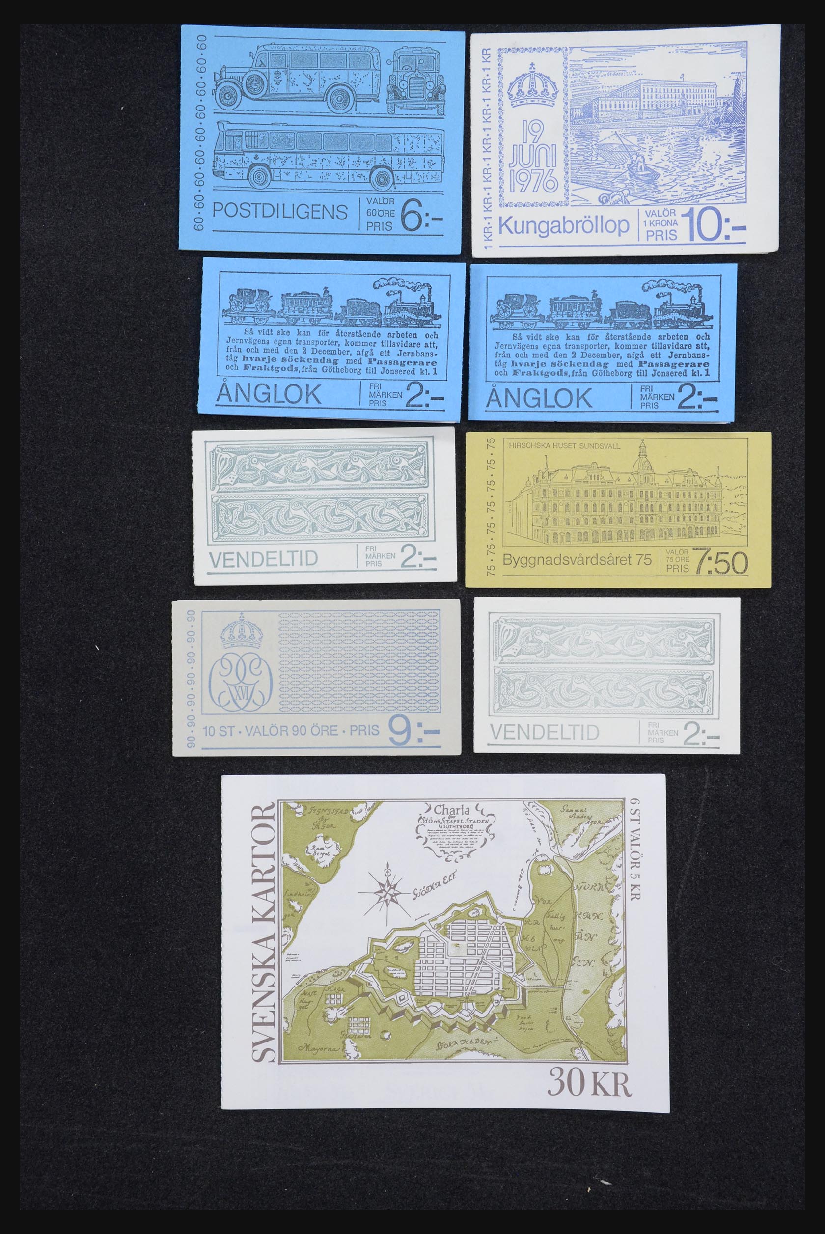 32026 025 - 32026 Zweden postzegelboekjes 1949-1990.