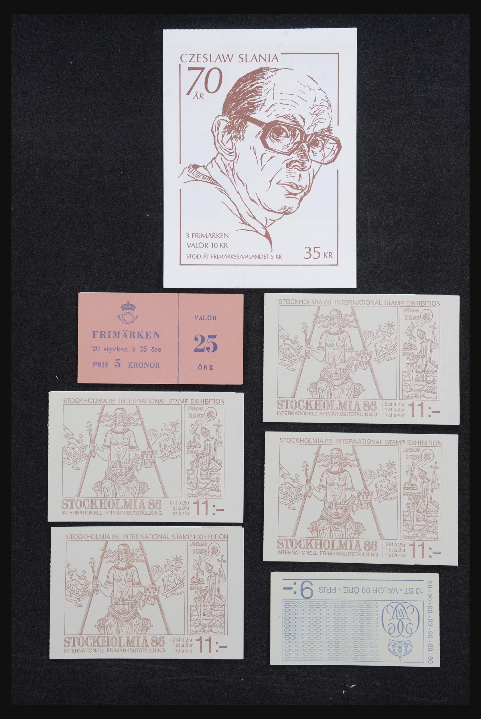 32026 026 - 32026 Zweden postzegelboekjes 1949-1990.