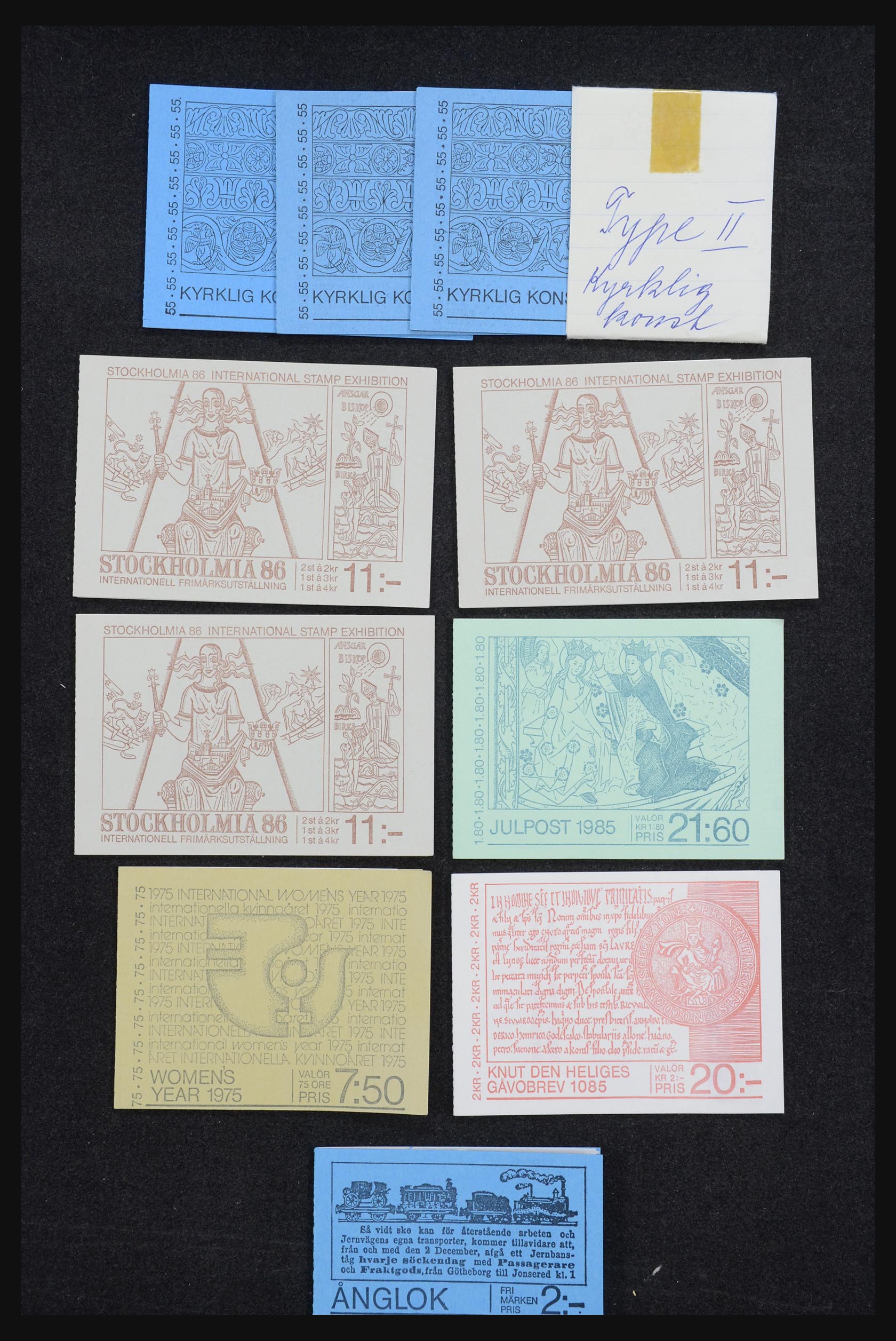 32026 027 - 32026 Zweden postzegelboekjes 1949-1990.