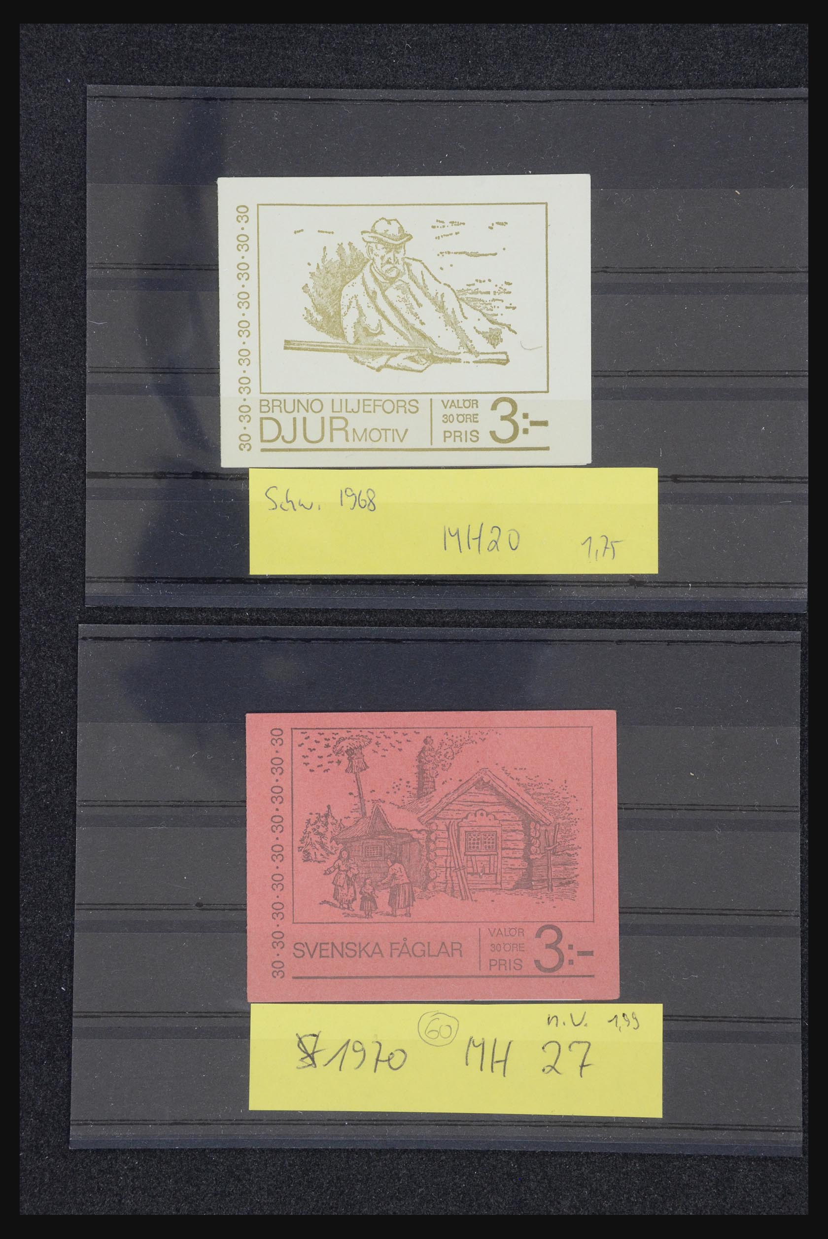 32026 037 - 32026 Zweden postzegelboekjes 1949-1990.
