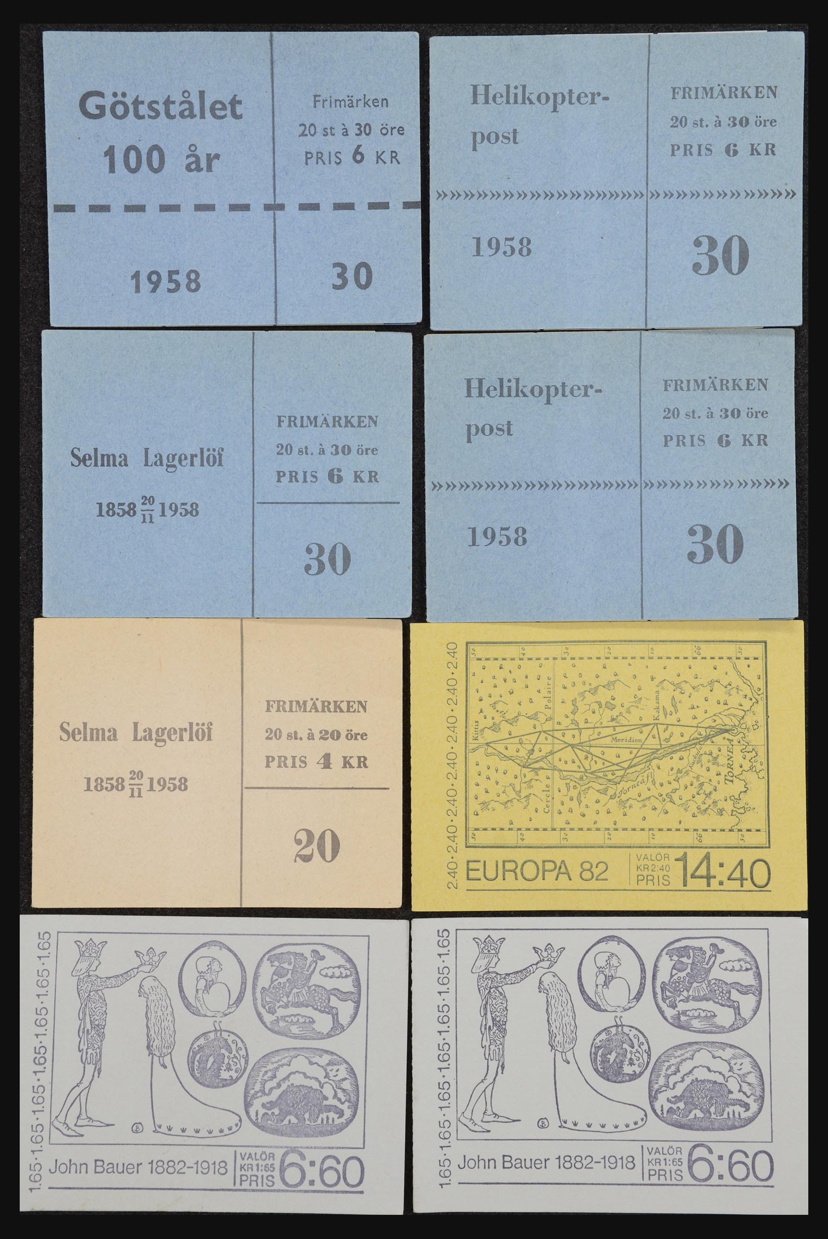 32026 040 - 32026 Zweden postzegelboekjes 1949-1990.