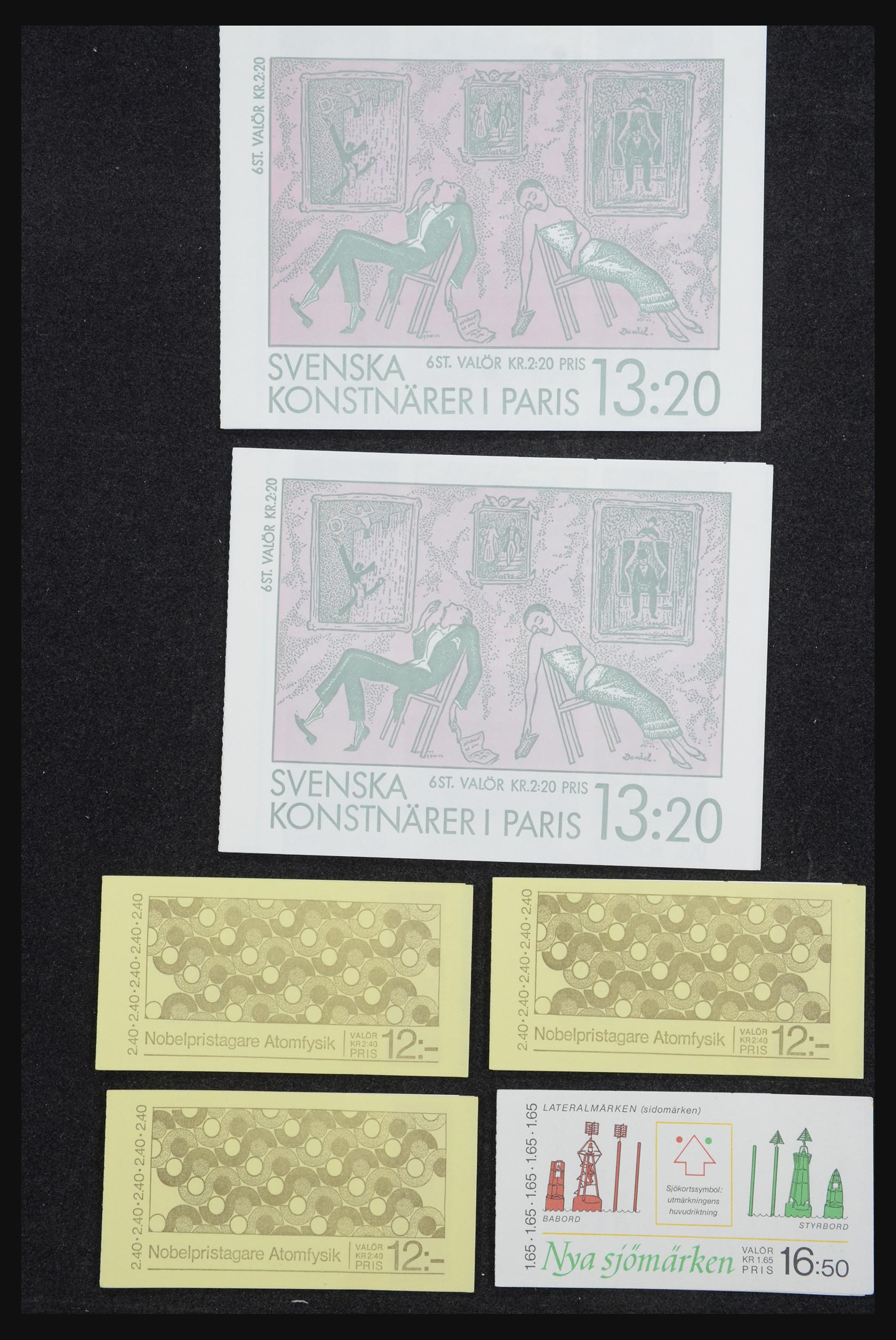 32026 051 - 32026 Zweden postzegelboekjes 1949-1990.