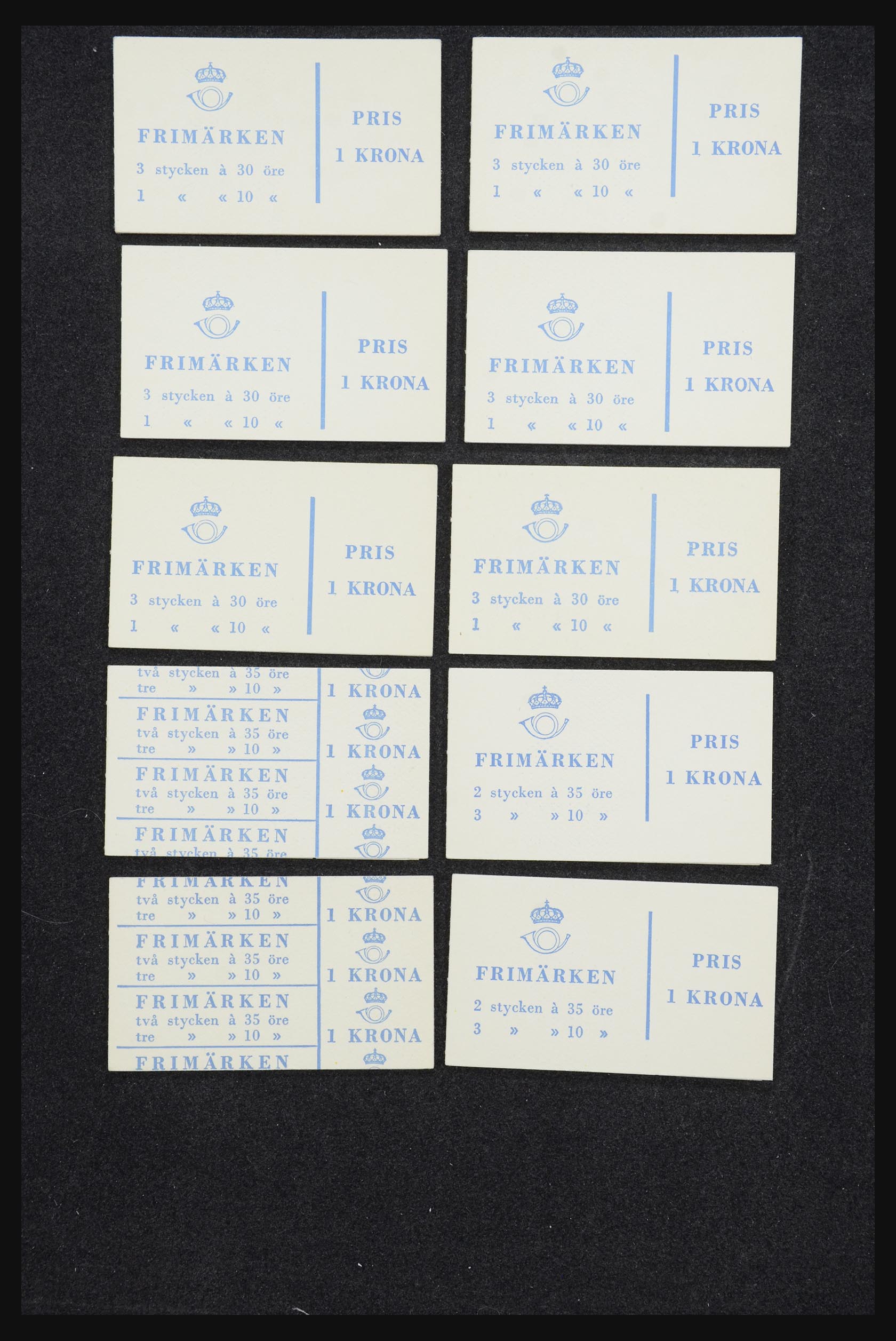 32026 055 - 32026 Zweden postzegelboekjes 1949-1990.