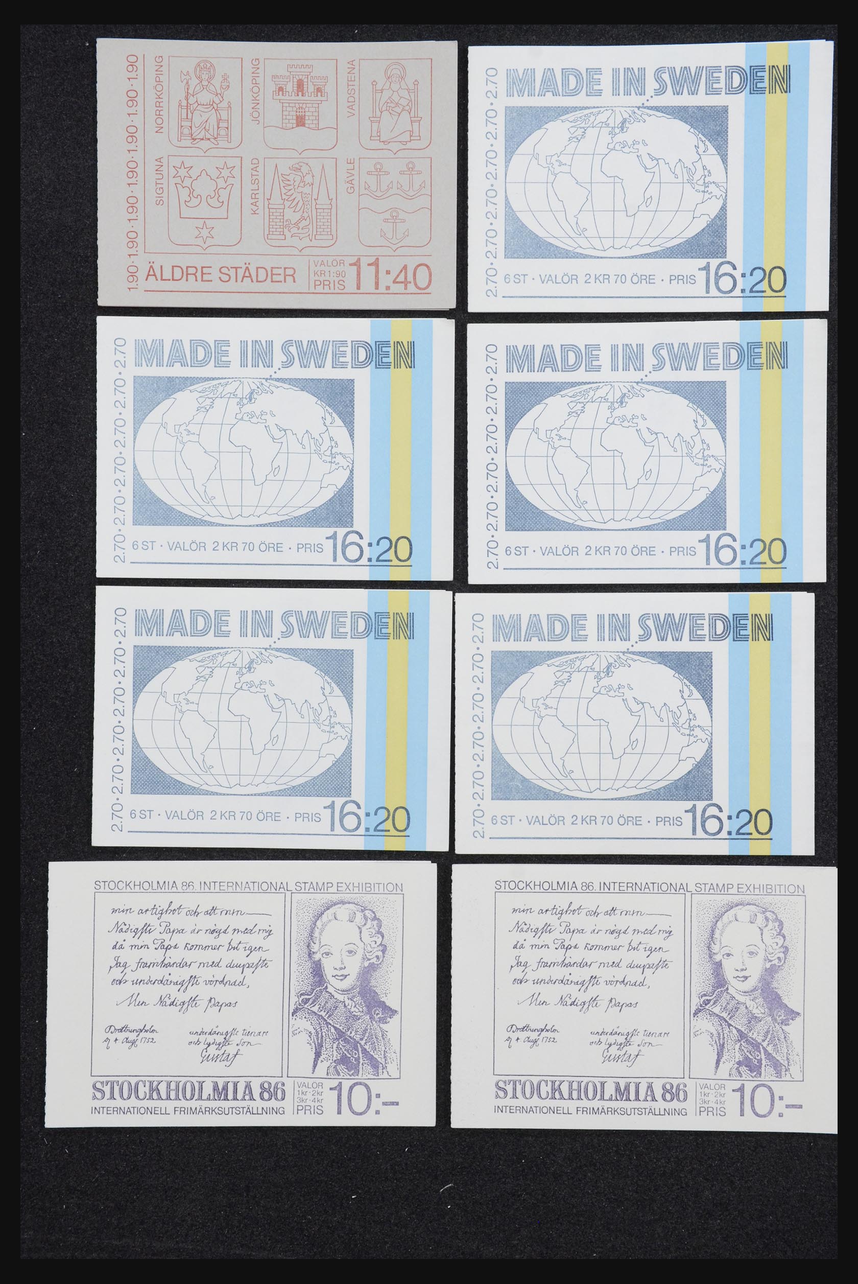 32026 059 - 32026 Zweden postzegelboekjes 1949-1990.