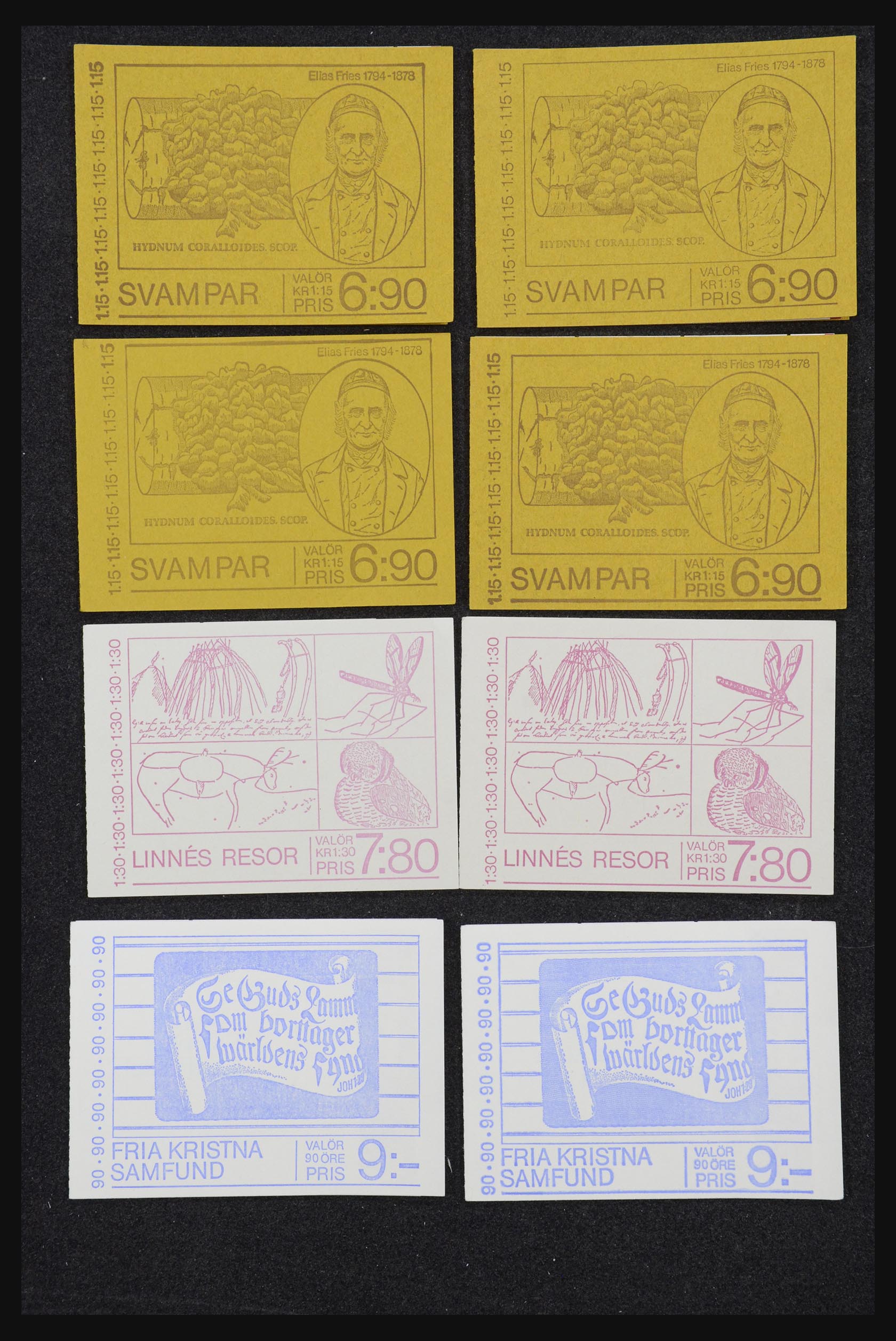 32026 062 - 32026 Zweden postzegelboekjes 1949-1990.