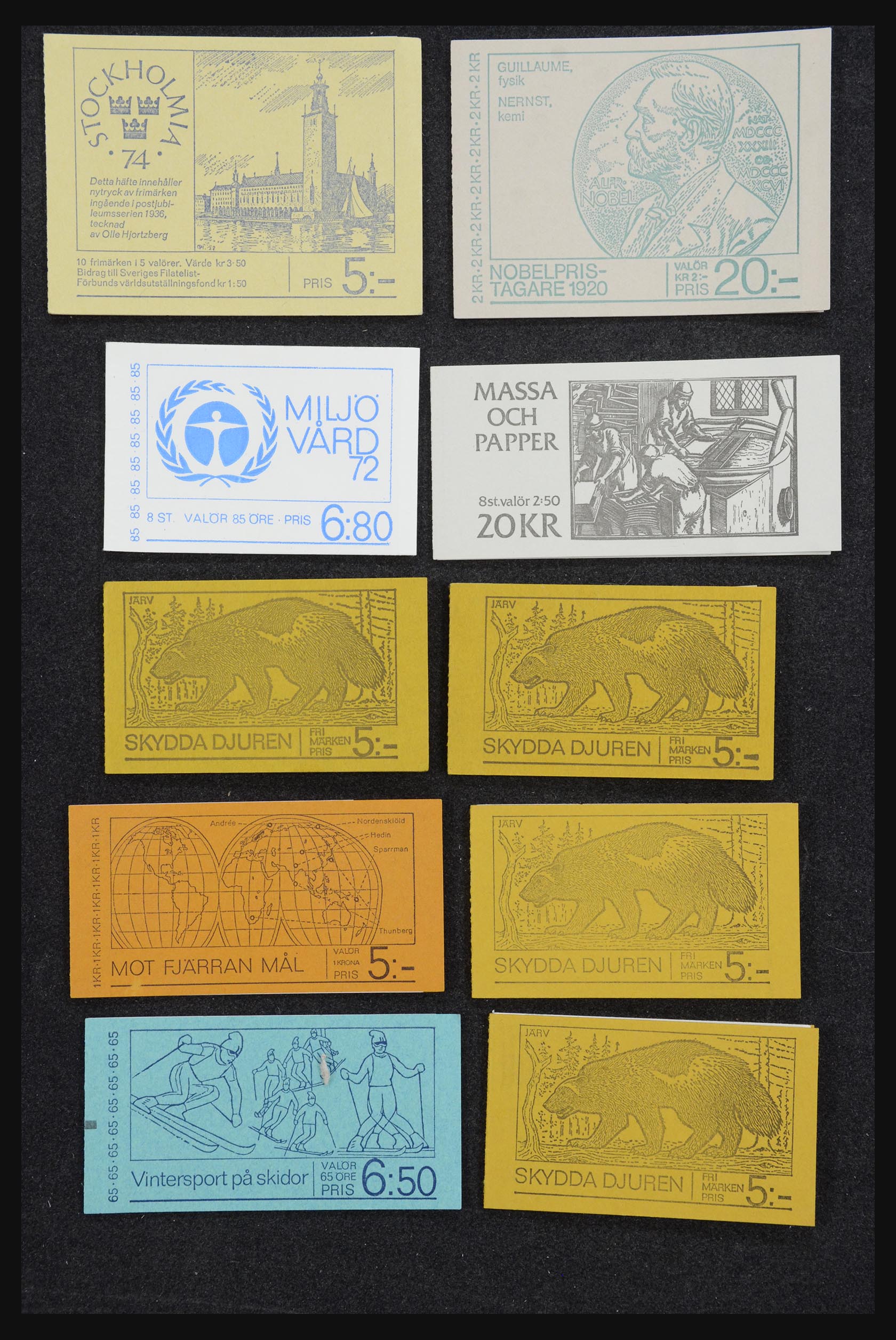 32026 064 - 32026 Zweden postzegelboekjes 1949-1990.