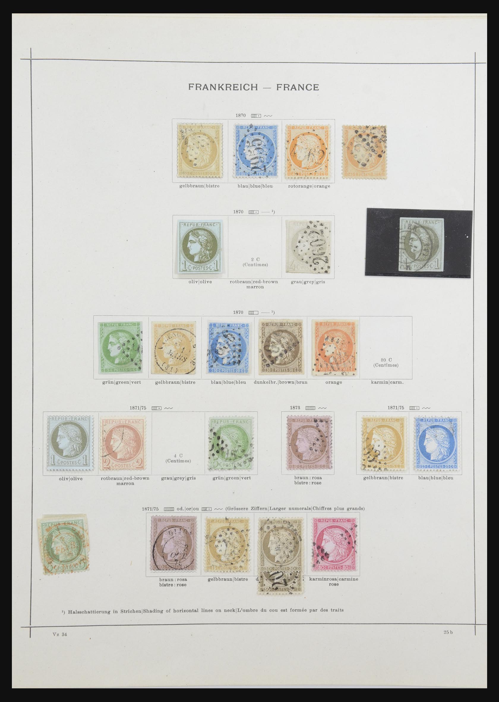 32033 003 - 32033 France and colonies 1849-1932.
