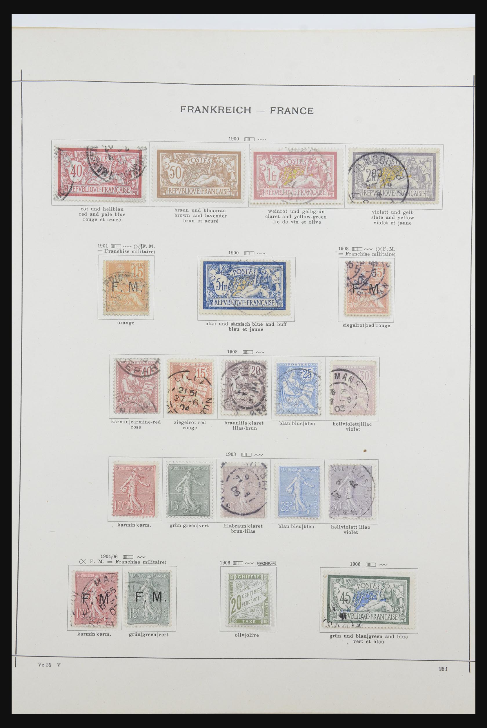 32033 008 - 32033 France and colonies 1849-1932.