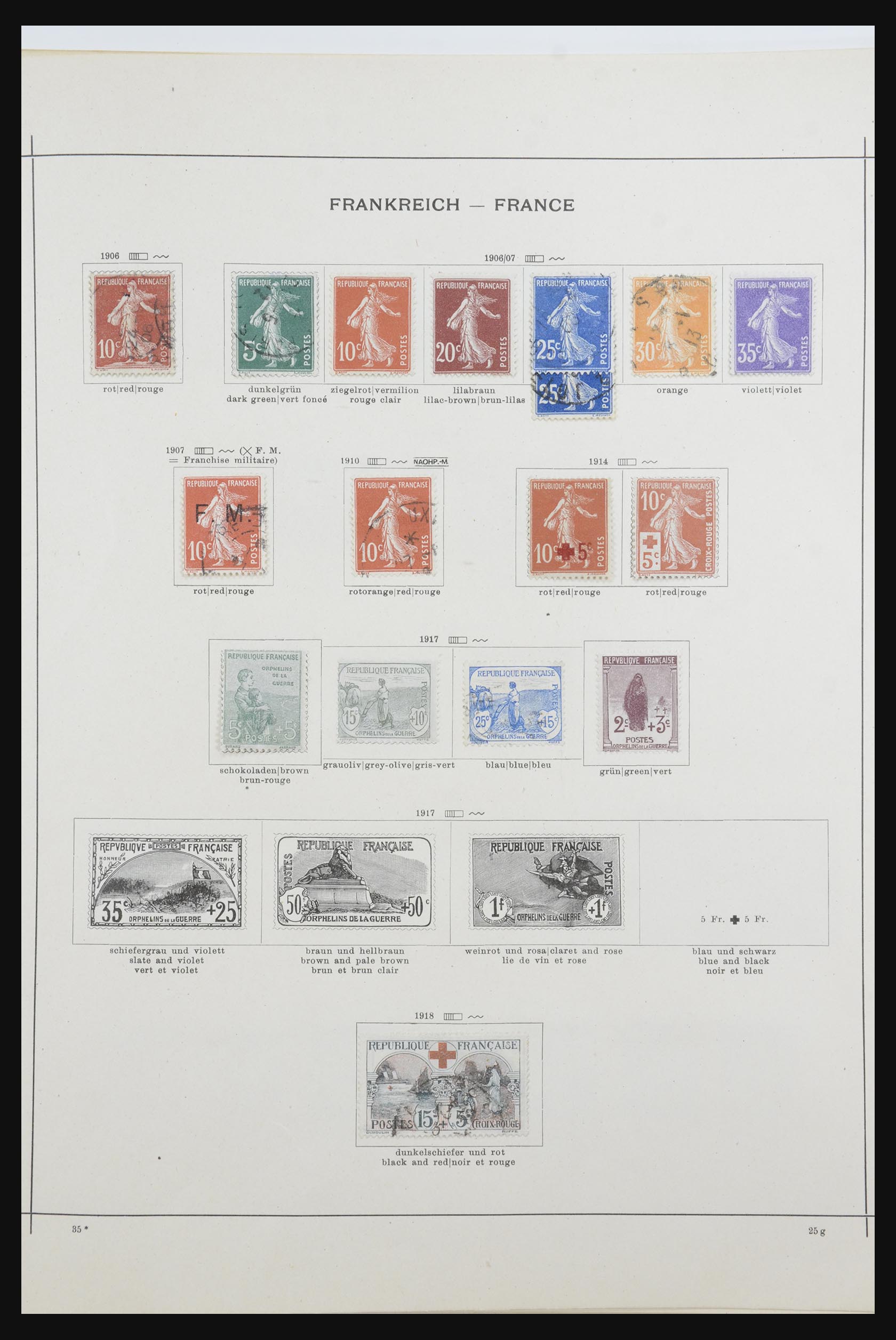 32033 009 - 32033 France and colonies 1849-1932.