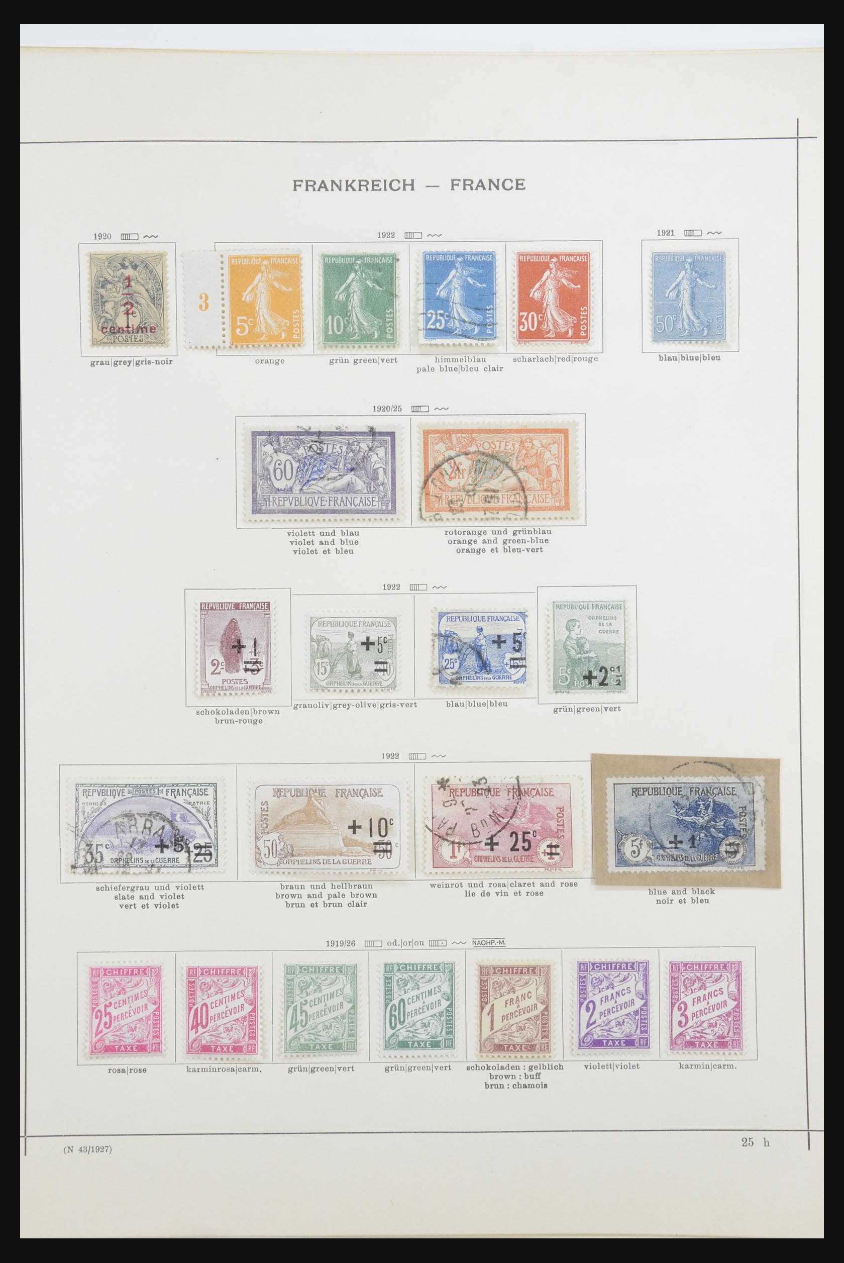 32033 010 - 32033 France and colonies 1849-1932.