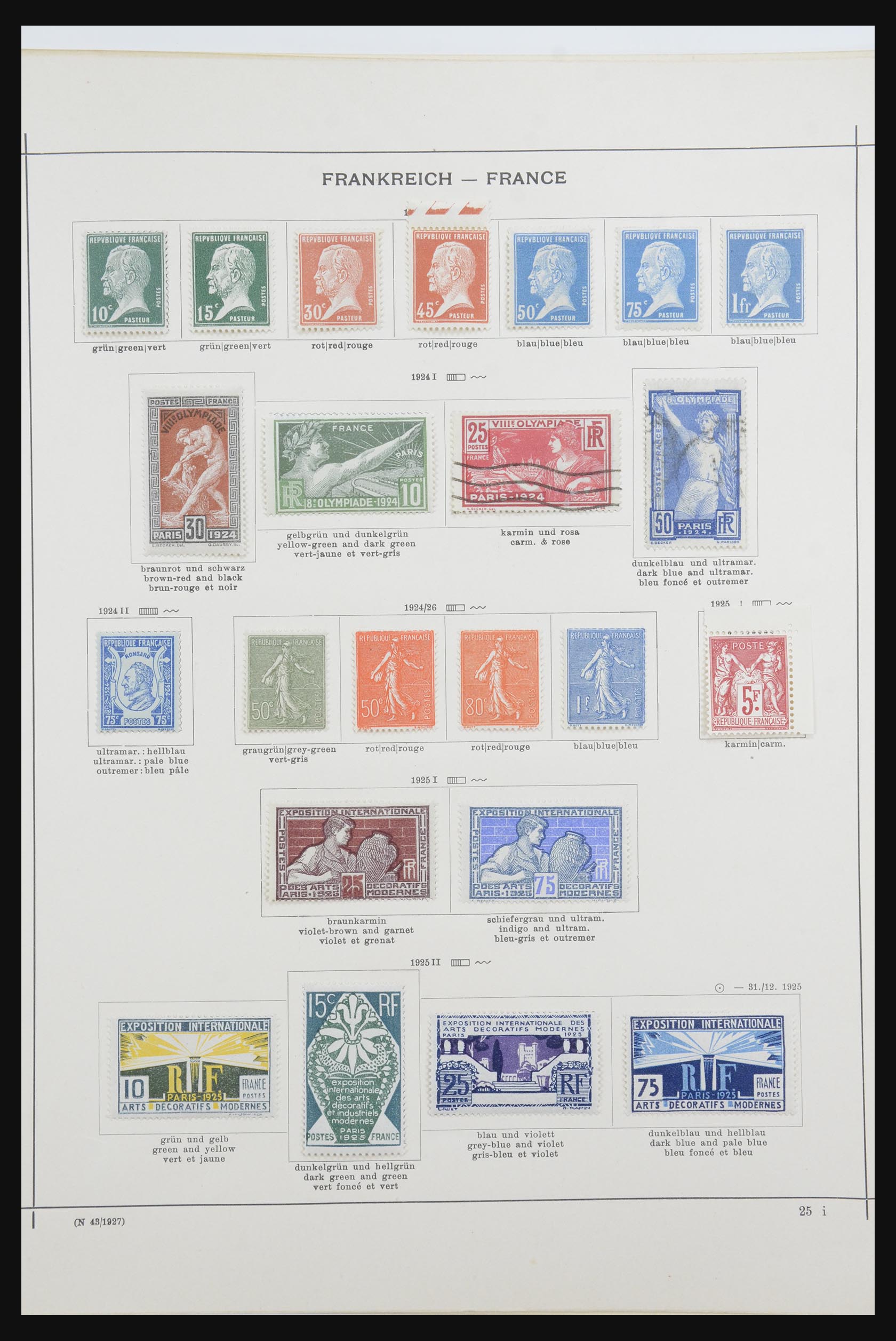 32033 011 - 32033 France and colonies 1849-1932.
