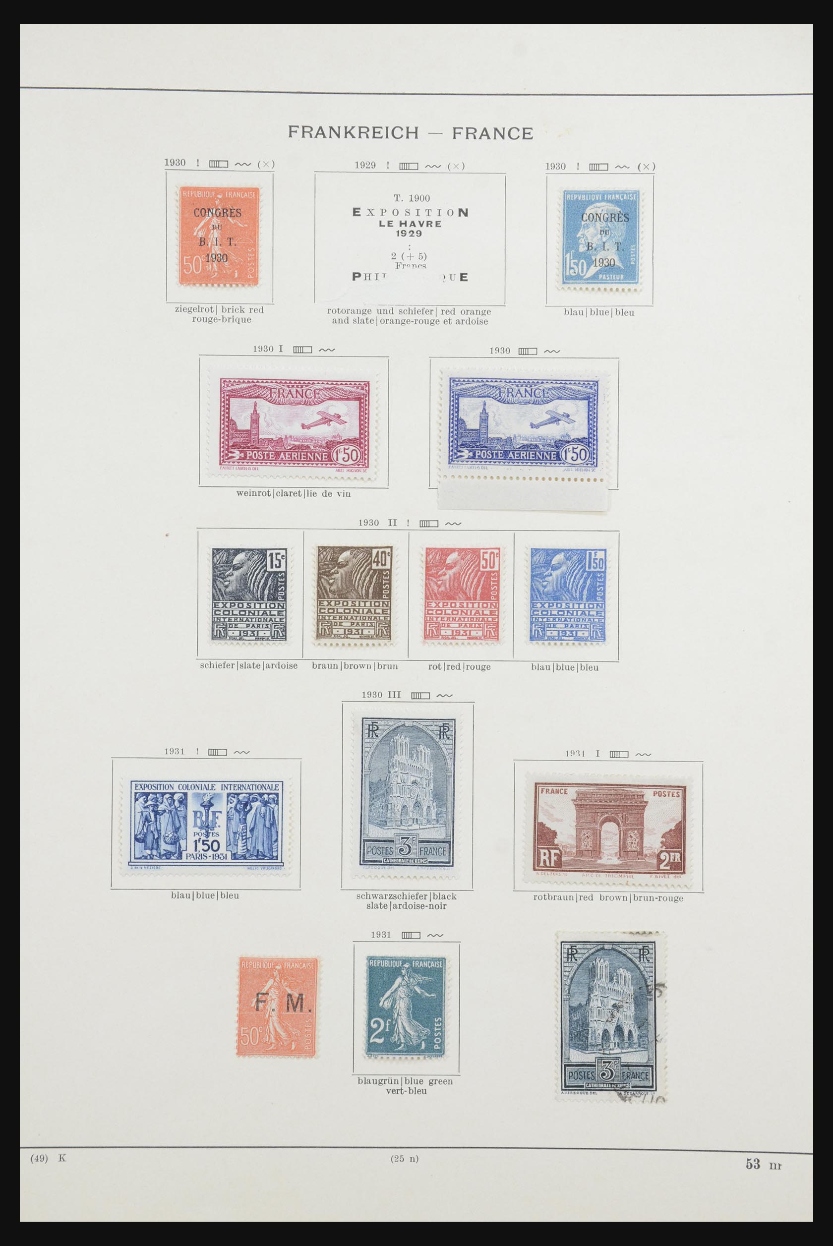 32033 015 - 32033 France and colonies 1849-1932.