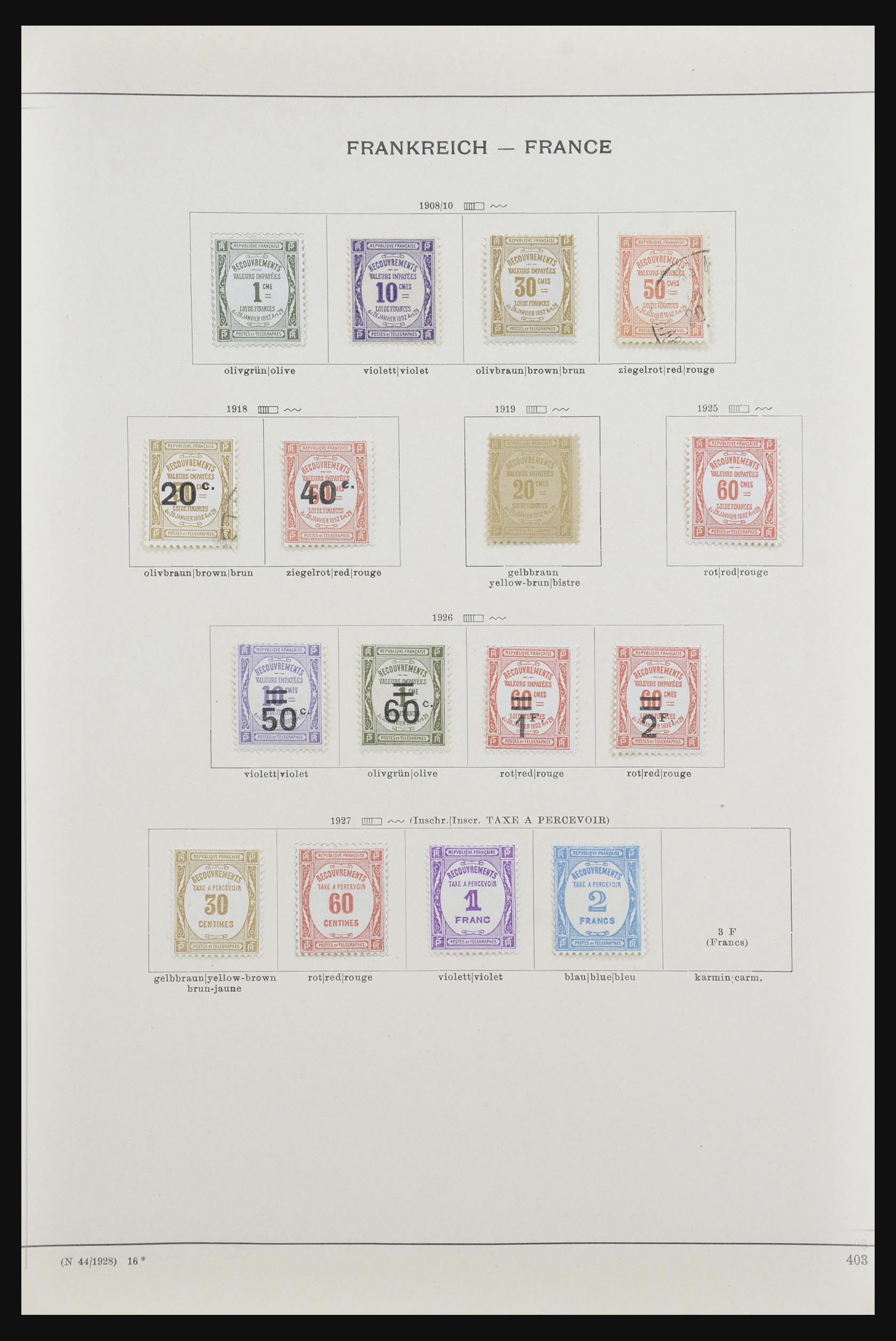 32033 022 - 32033 France and colonies 1849-1932.
