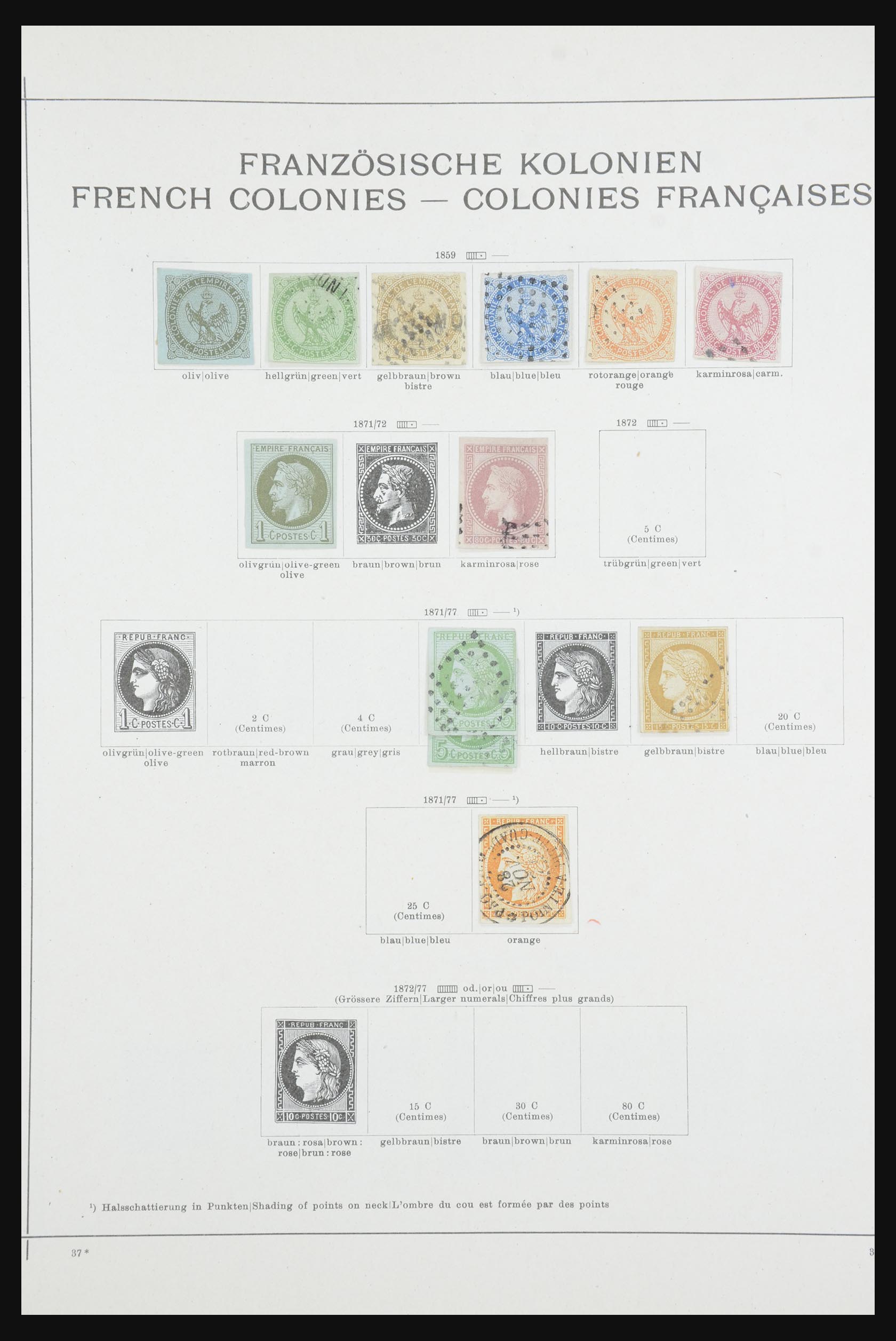32033 023 - 32033 France and colonies 1849-1932.