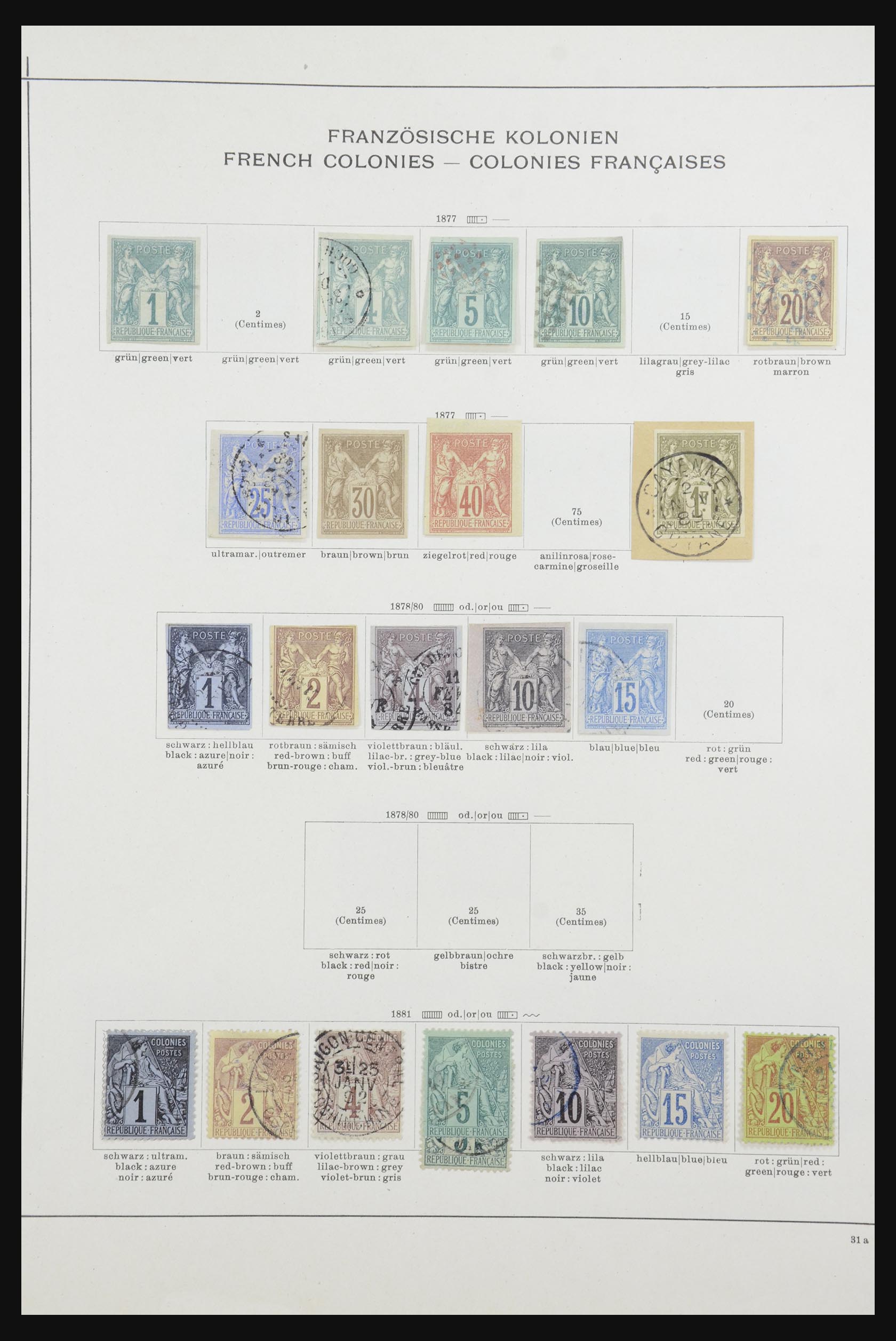 32033 024 - 32033 France and colonies 1849-1932.