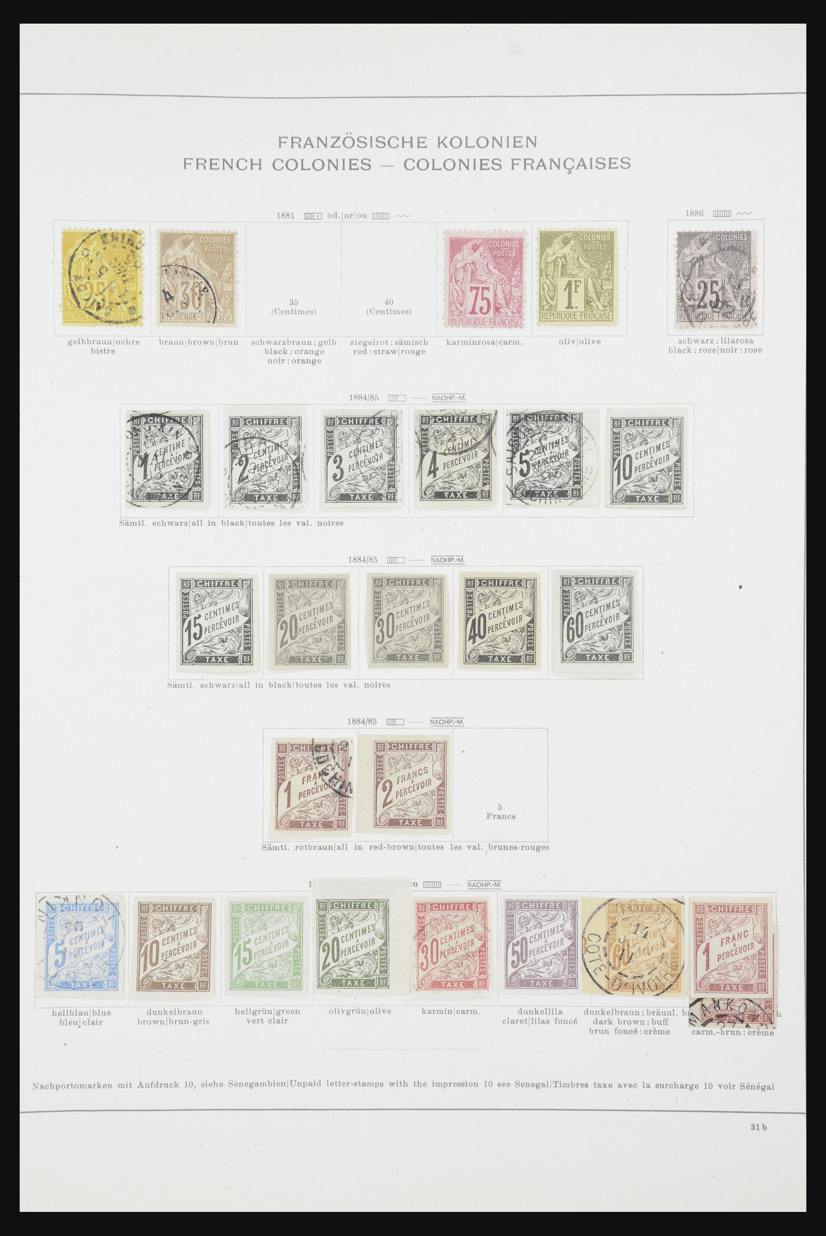 32033 025 - 32033 France and colonies 1849-1932.