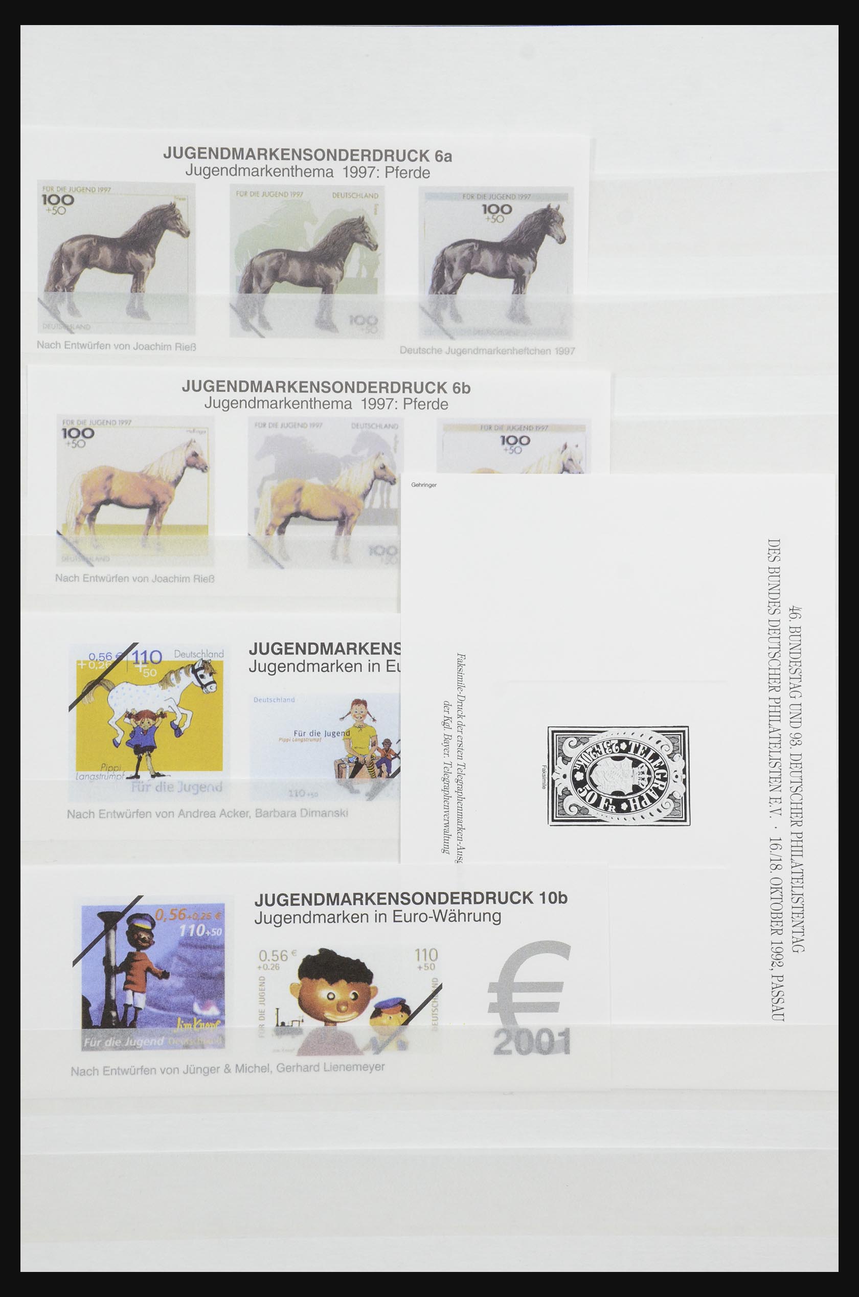 32050 019 - 32050 Bundespost special sheets 1980-2010.