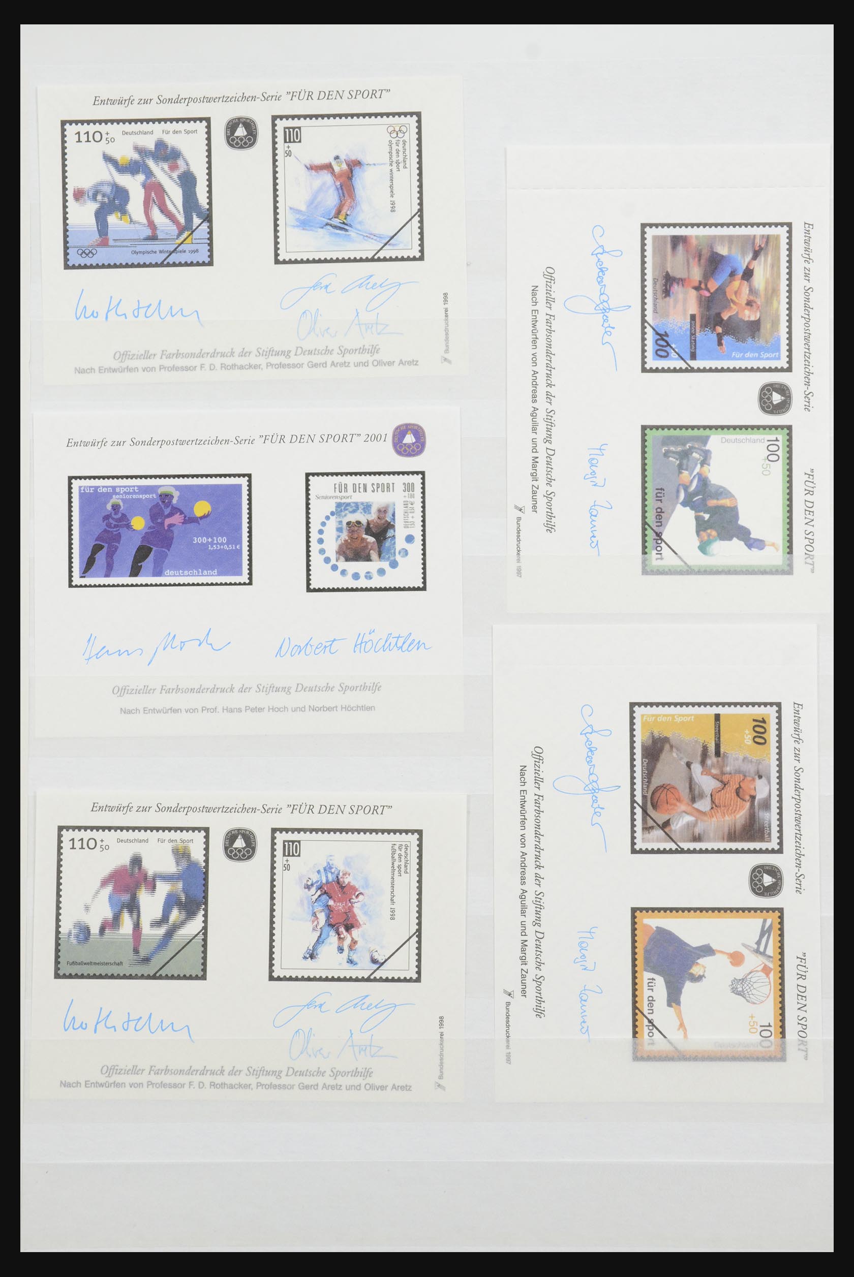 32050 024 - 32050 Bundespost special sheets 1980-2010.