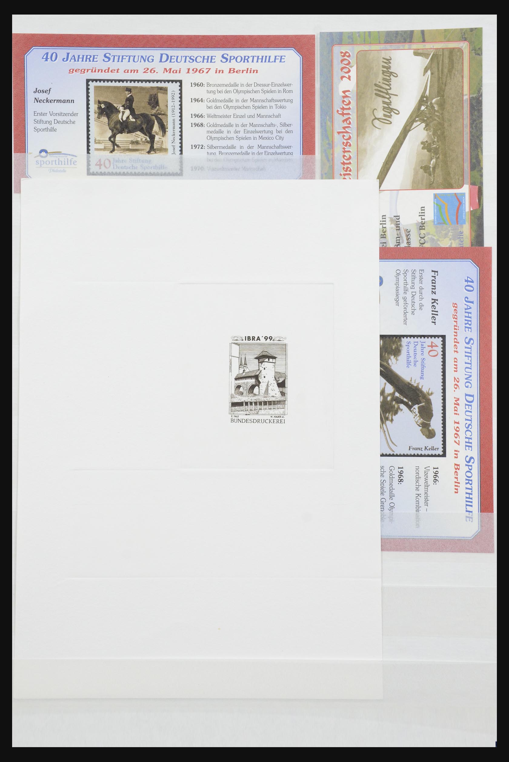 32050 029 - 32050 Bundespost special sheets 1980-2010.