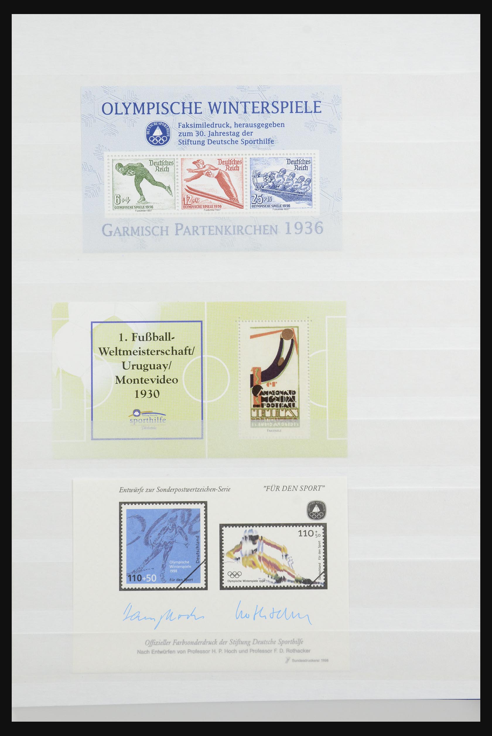 32050 030 - 32050 Bundespost special sheets 1980-2010.