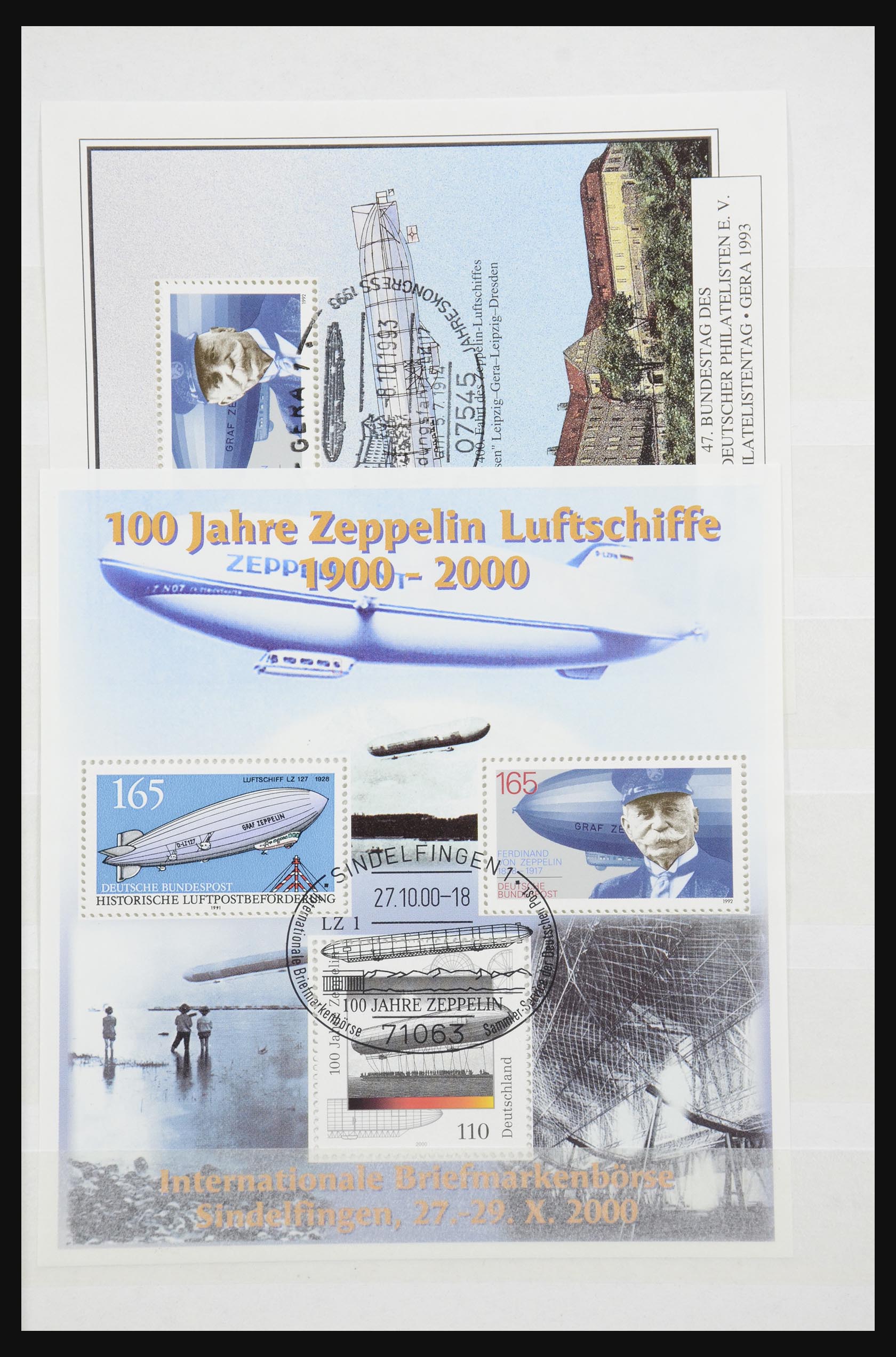 32050 039 - 32050 Bundespost special sheets 1980-2010.
