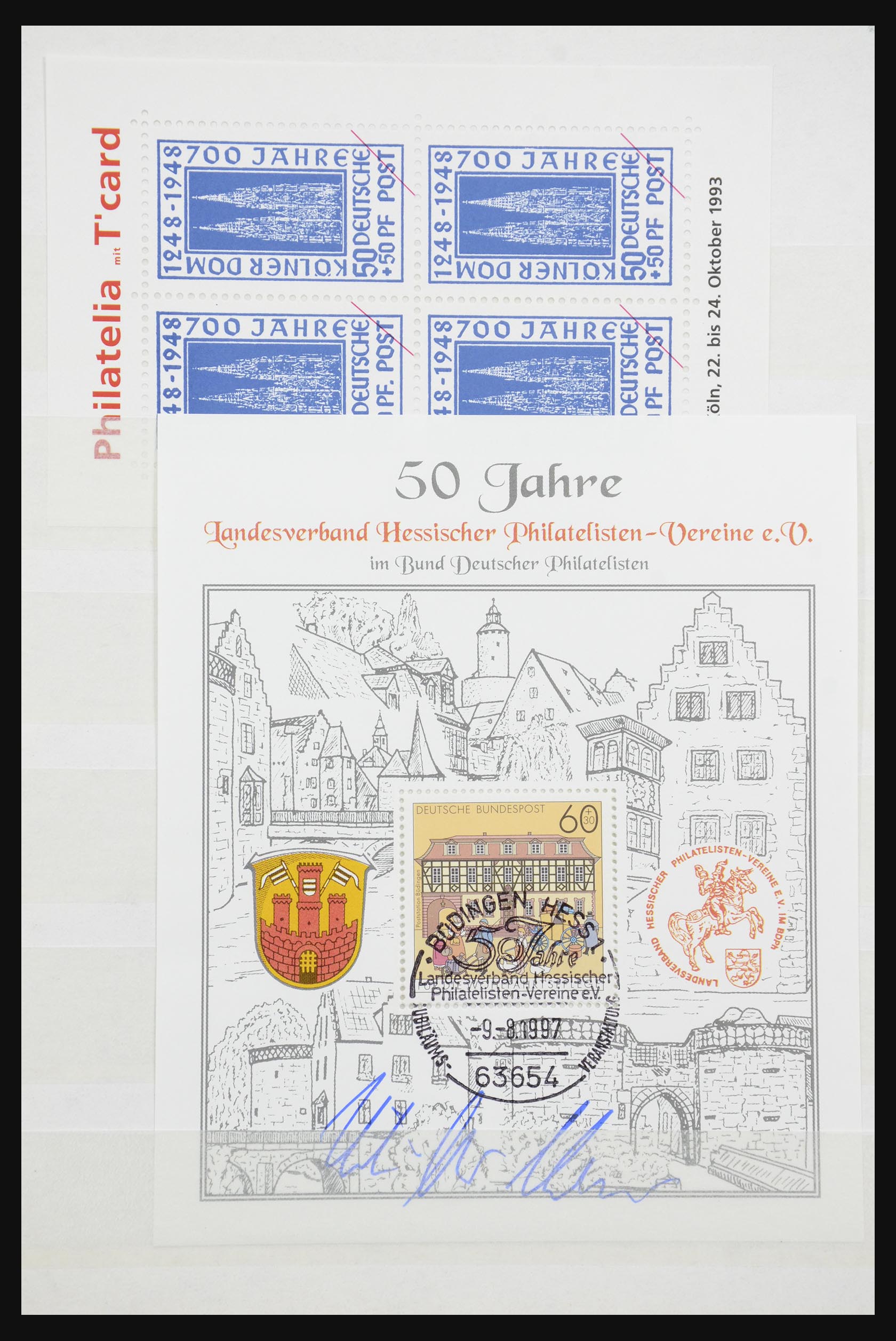 32050 050 - 32050 Bundespost special sheets 1980-2010.